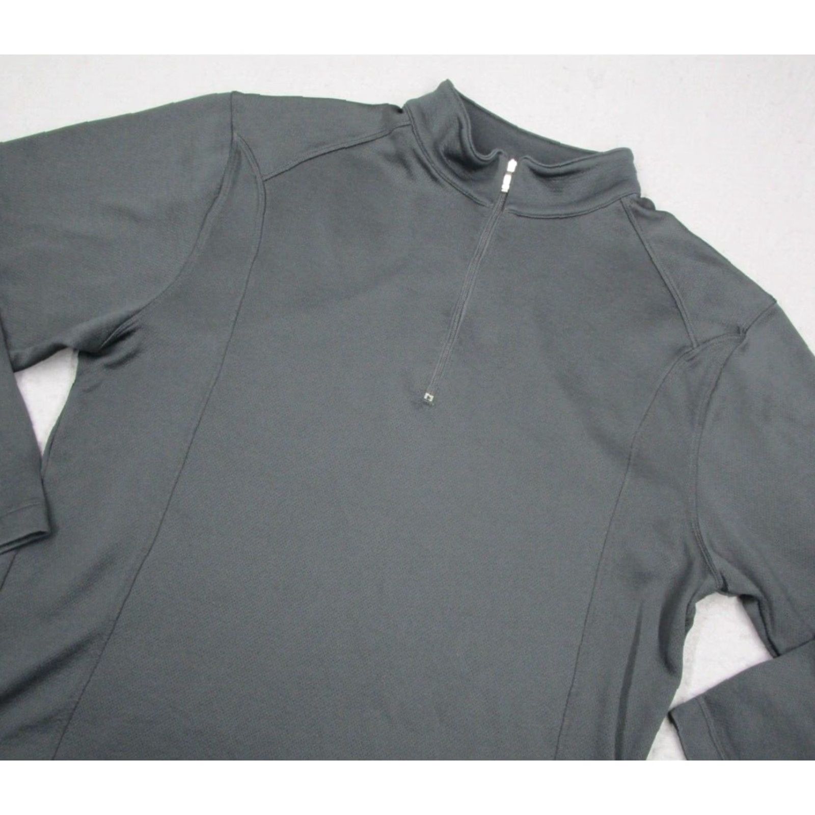 Nike Nike Golf Men's Large Gray 1/2 Zip Pullover Cover Up with Fox Sports Logo Activewear Size US L / EU 52-54 / 3 - 2 Thumbnail