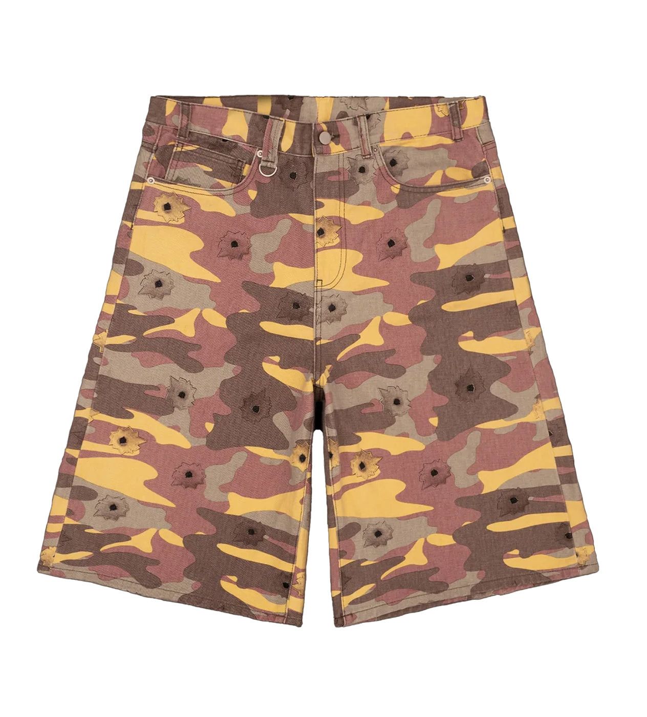 Bravest Studios Paris Camo Jort Maroon Size US 30 / EU 46 - 1 Thumbnail