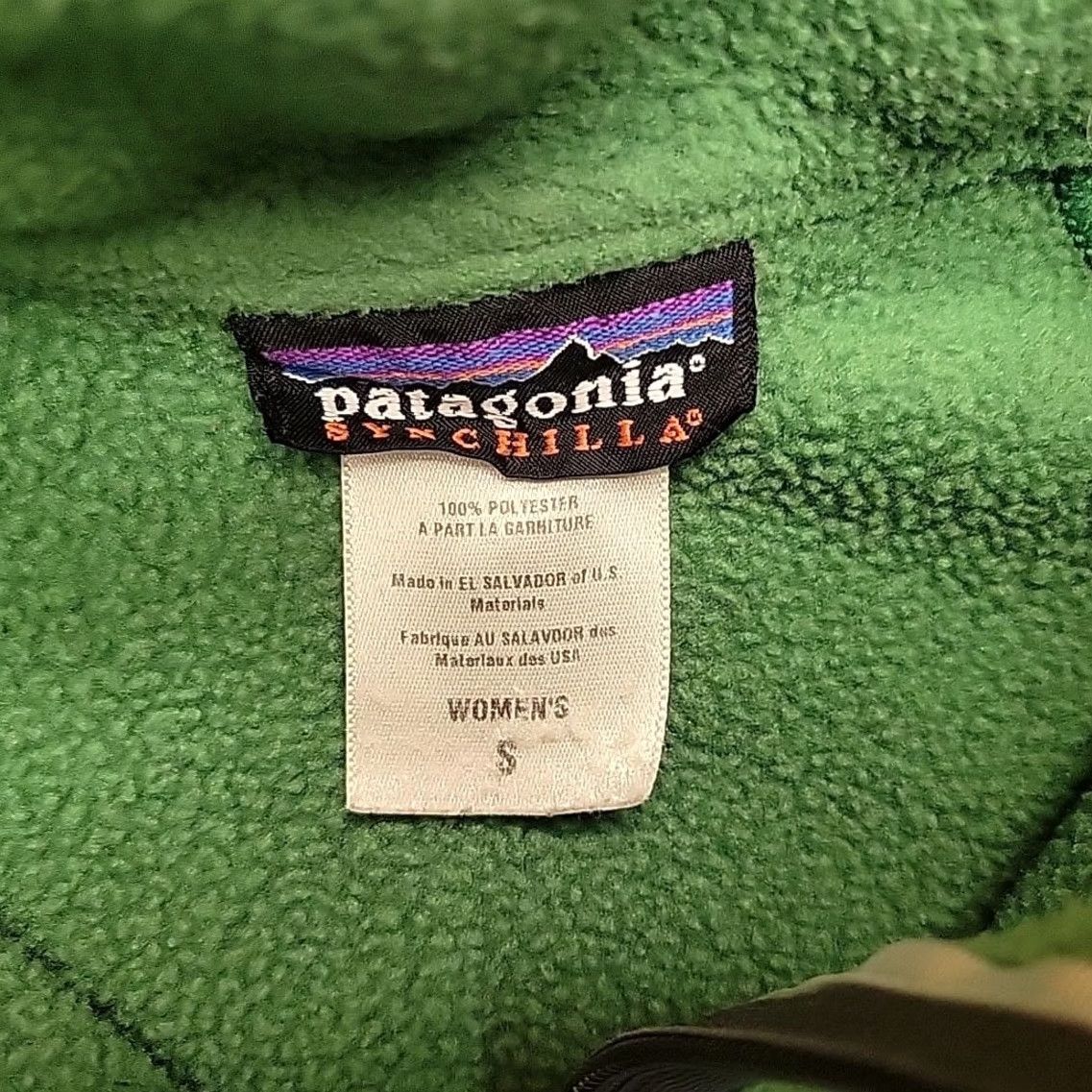 Patagonia Patagonia Synchilla Sweater Womens Small Green 1/4 Zip Fleece Pullover Outdoors Size S / US 4 / IT 40 - 6 Thumbnail