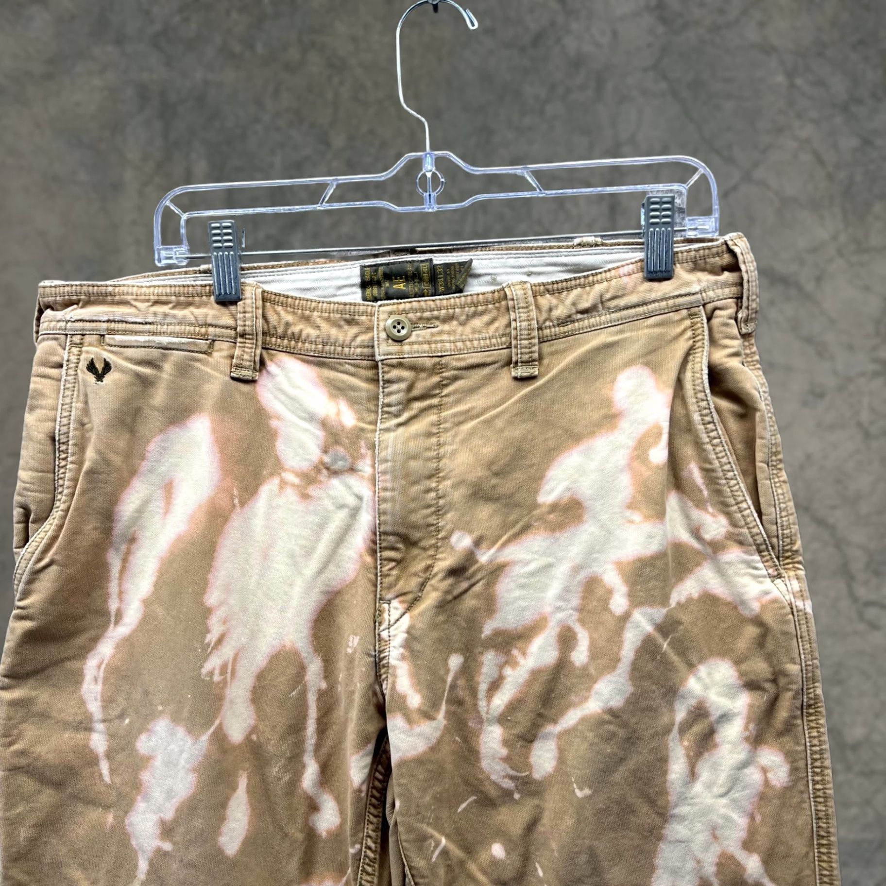 American Eagle Outfitters American Eagle Outfitters Pants Men 34x32 Chino Flat Front Beige Khaki Casual Vintage No Size US 34 / EU 50 - 1 Thumbnail