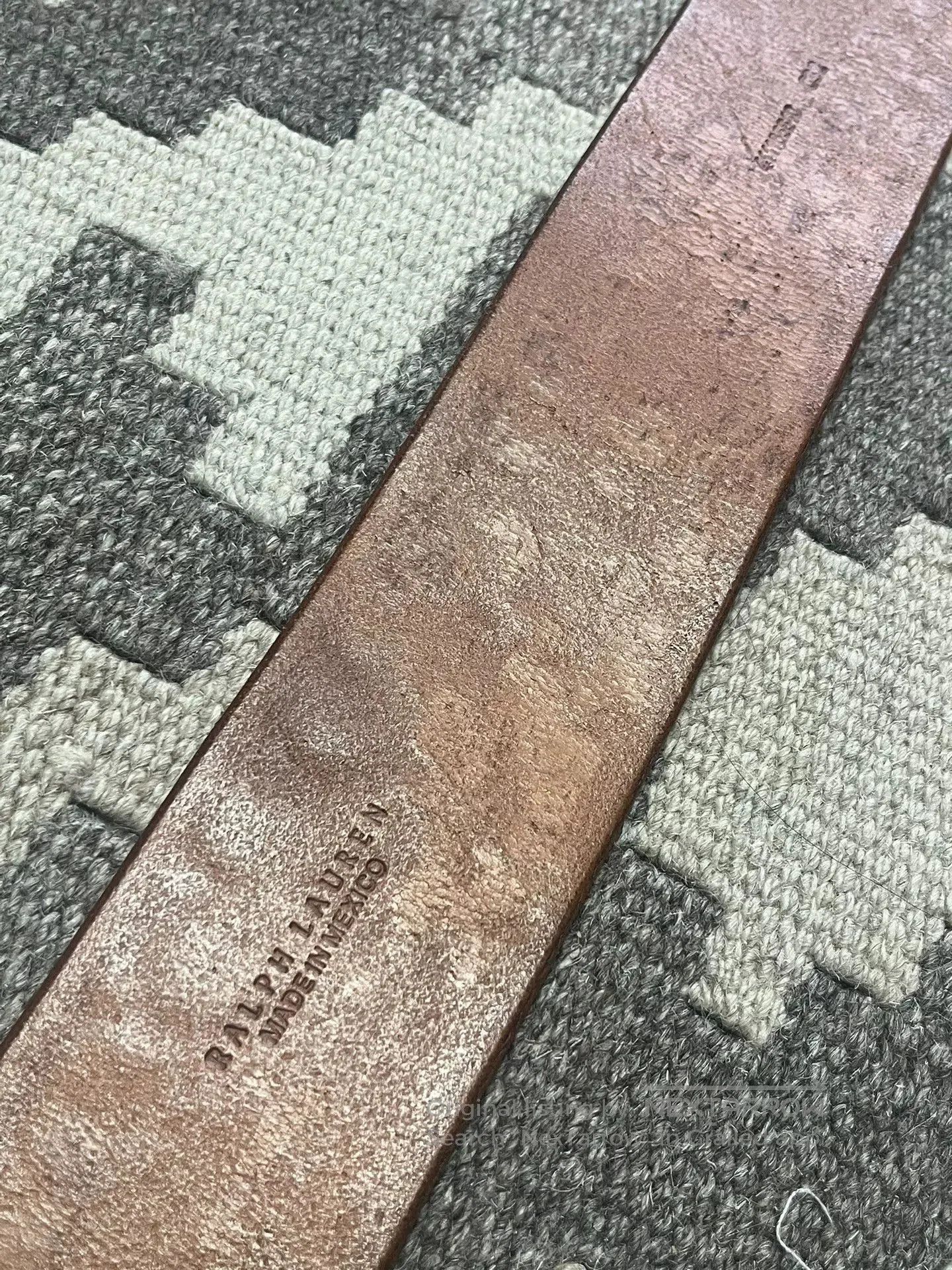 RRL Ralph Lauren Ralph Lauren Handcrafted Embossed Belt. Size ONE SIZE - 6 Thumbnail