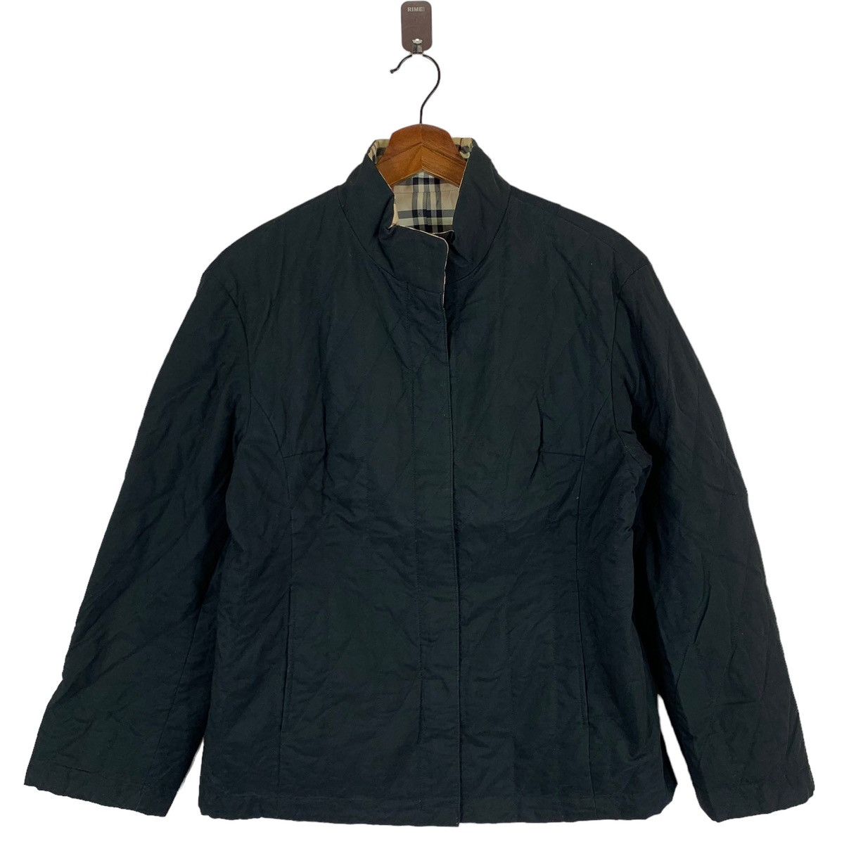 Burberry VINTAGE BURBERRY REVERSIBLE LIGHT ZIPPER JACKET Size M / US 6-8 / IT 42-44 - 1 Thumbnail