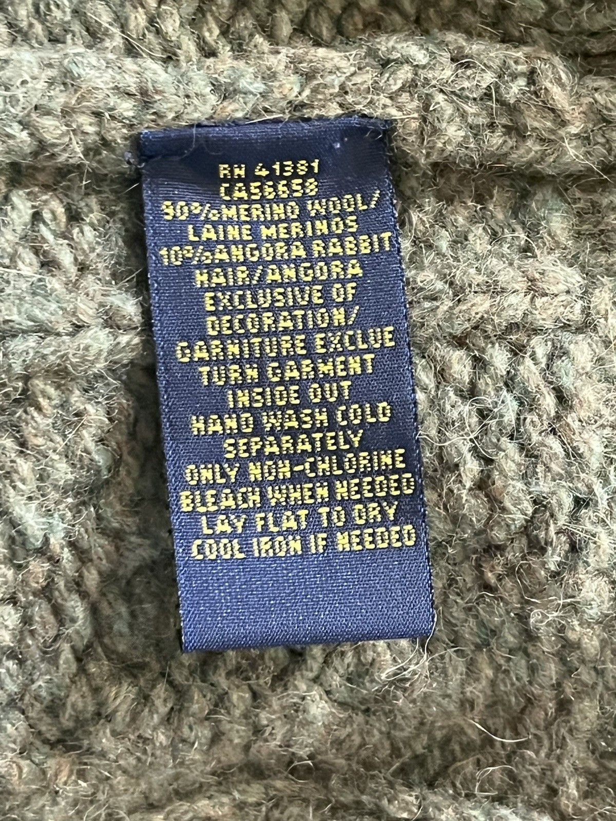 Polo Ralph Lauren Polo Ralph Lauren Aran Cable Knit Sweater Size US XL / EU 56 / 4 - 6 Thumbnail