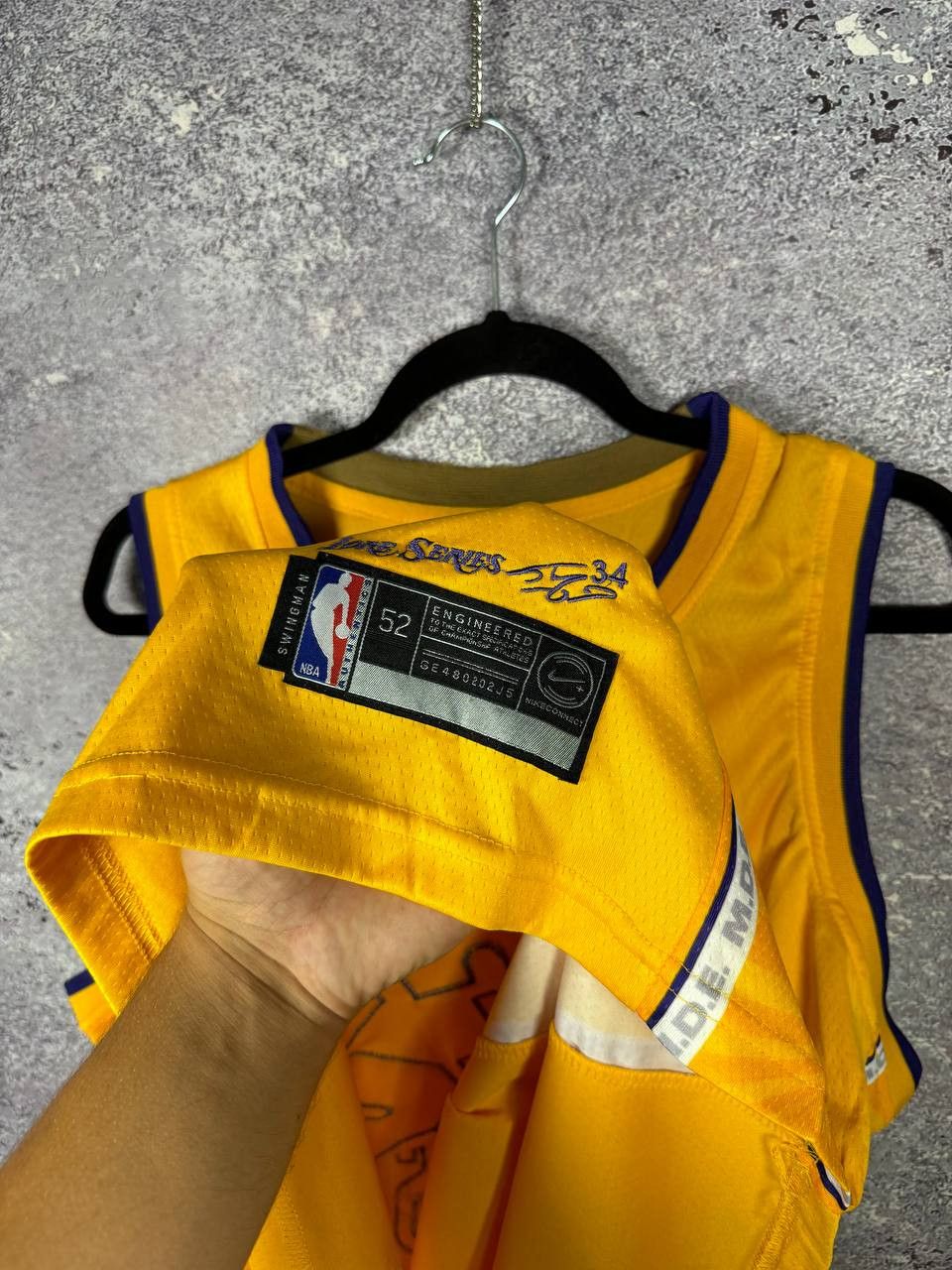 NBA LEBRON JAMES Los Angeles Lakers Jersey Large Limited Size US L / EU 52-54 / 3 - 7 Thumbnail