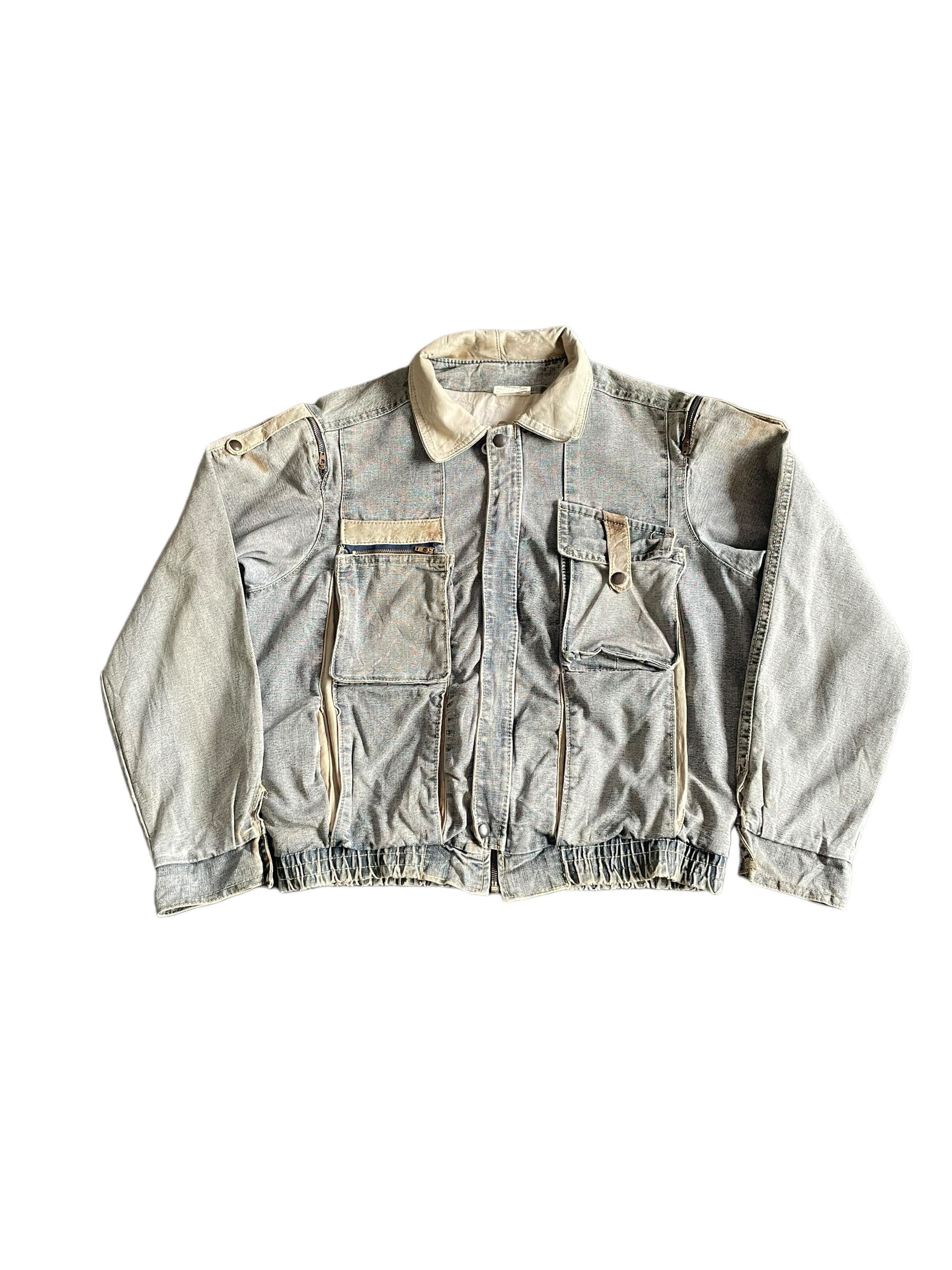 Jeffrey Campbell Vintage Jeffrey Alan Denim Jacket Size US L / EU 52-54 / 3 - 1 Thumbnail