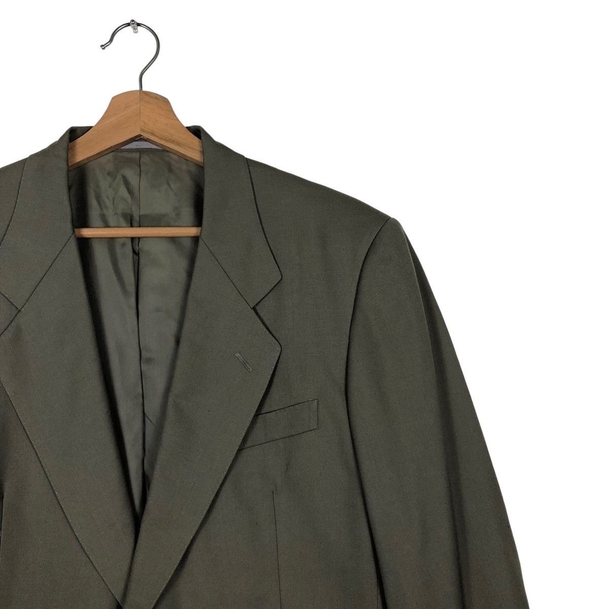 Yves Saint Laurent 🔥Rich Grey - Double Breast Coats Jacket Japan Made Size US M / EU 48-50 / 2 - 5 Thumbnail