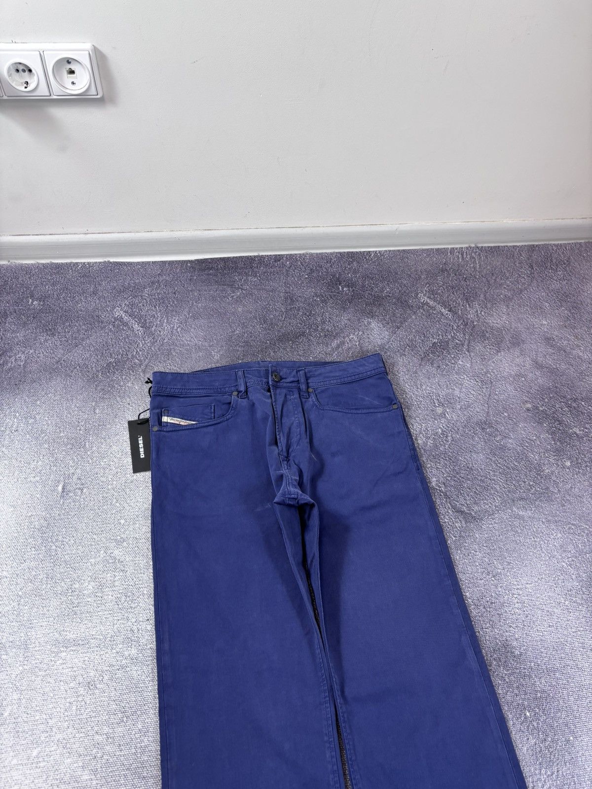 Diesel Diesel Buster NWT Men’s Navy Blue Straight Fit Pants Jeans Size US 29 - 6 Thumbnail
