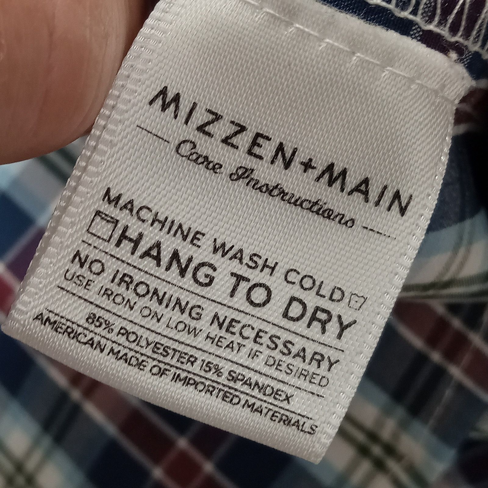 Mizzen+Main Mizzen+Main Shirt L Leeward Men's Trim Fit Red Plaid Size US L / EU 52-54 / 3 - 5 Thumbnail