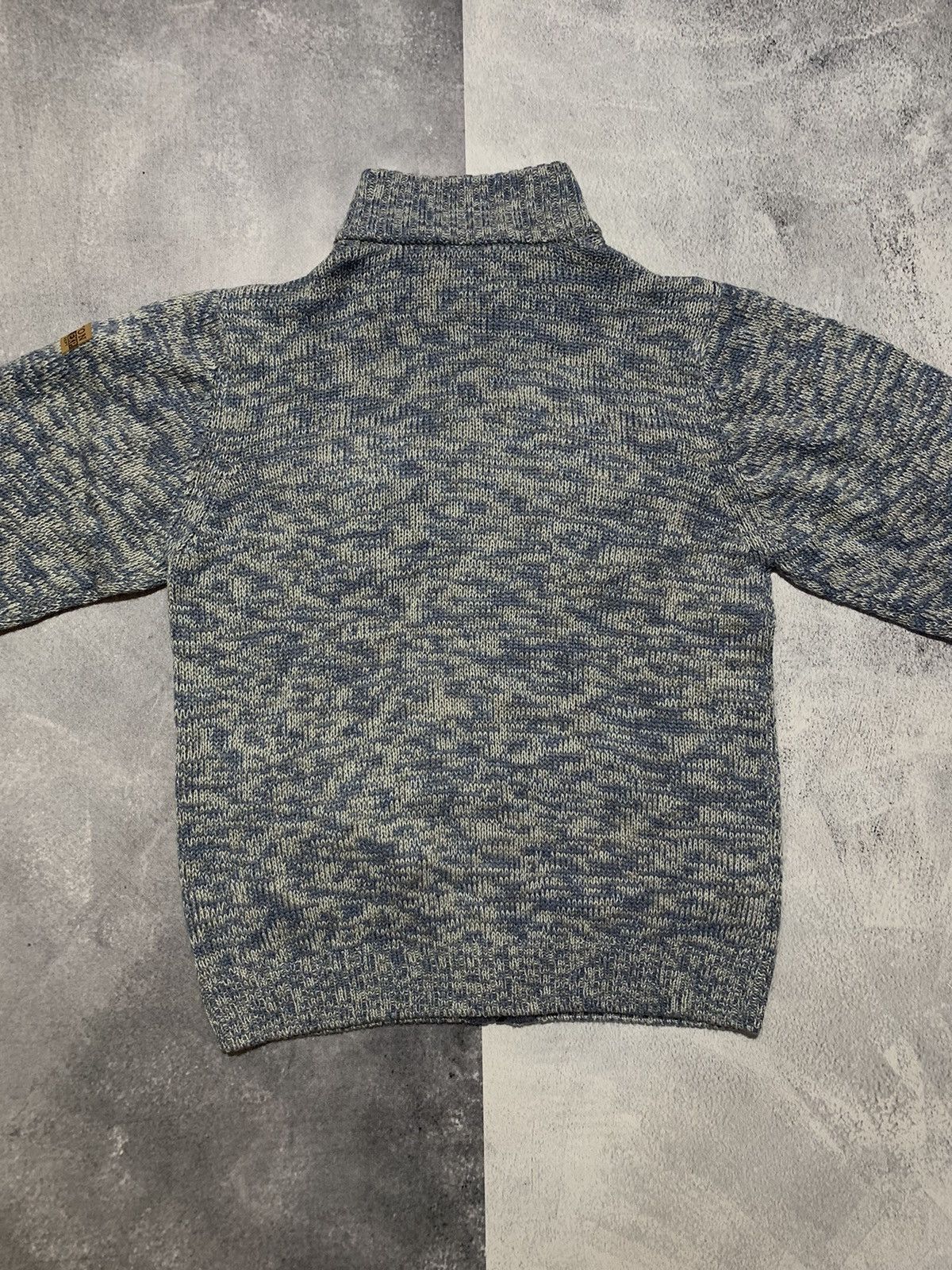 Vintage Vintage 90s Zip up knitwear sweater streetwear size L Size US L / EU 52-54 / 3 - 7 Thumbnail