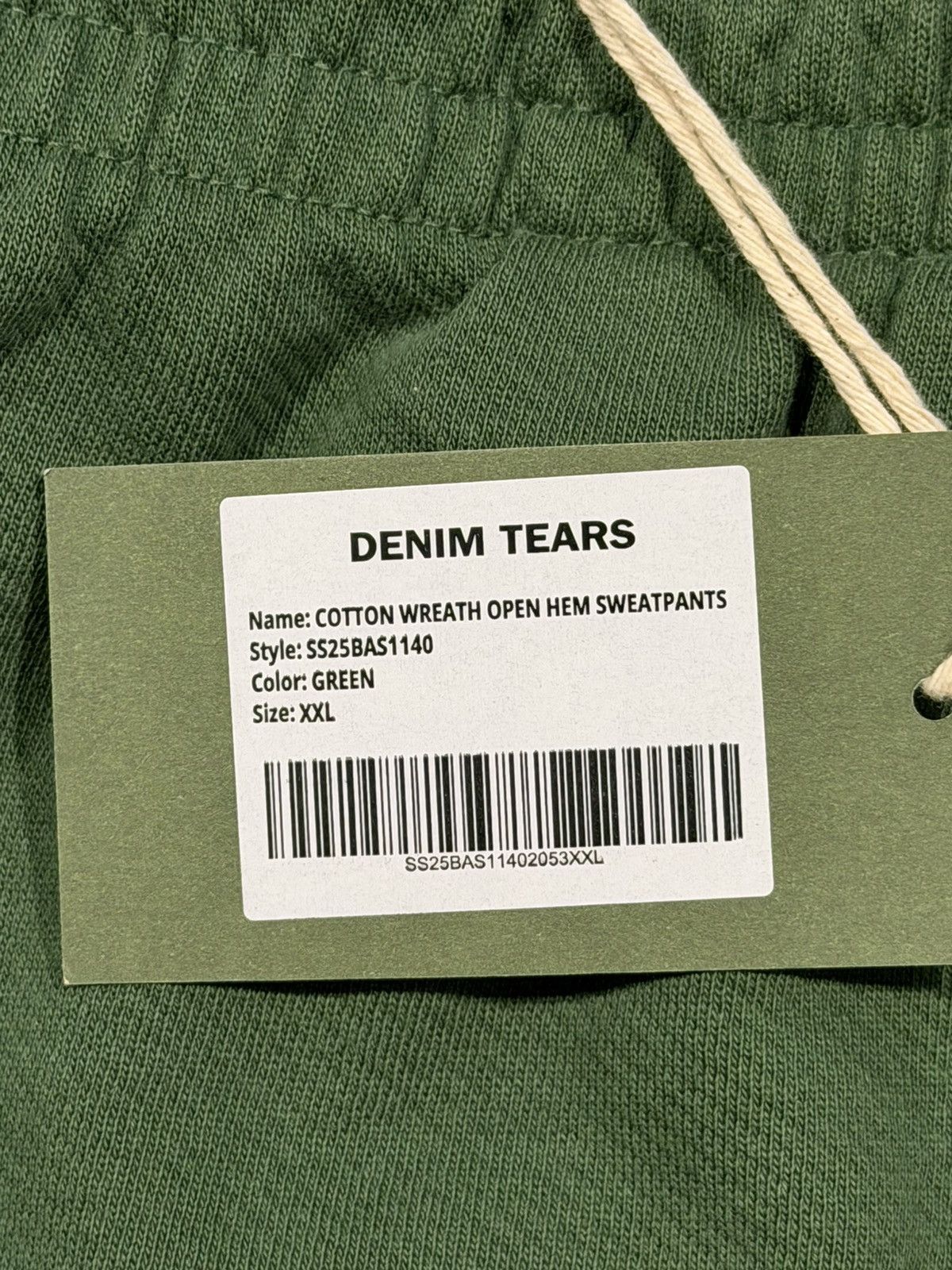 DENIM TEARS Denim Tears Cotton Wreath Sweatpants Green (NWT) XXL Size US 44 / EU 60 - 5 Thumbnail