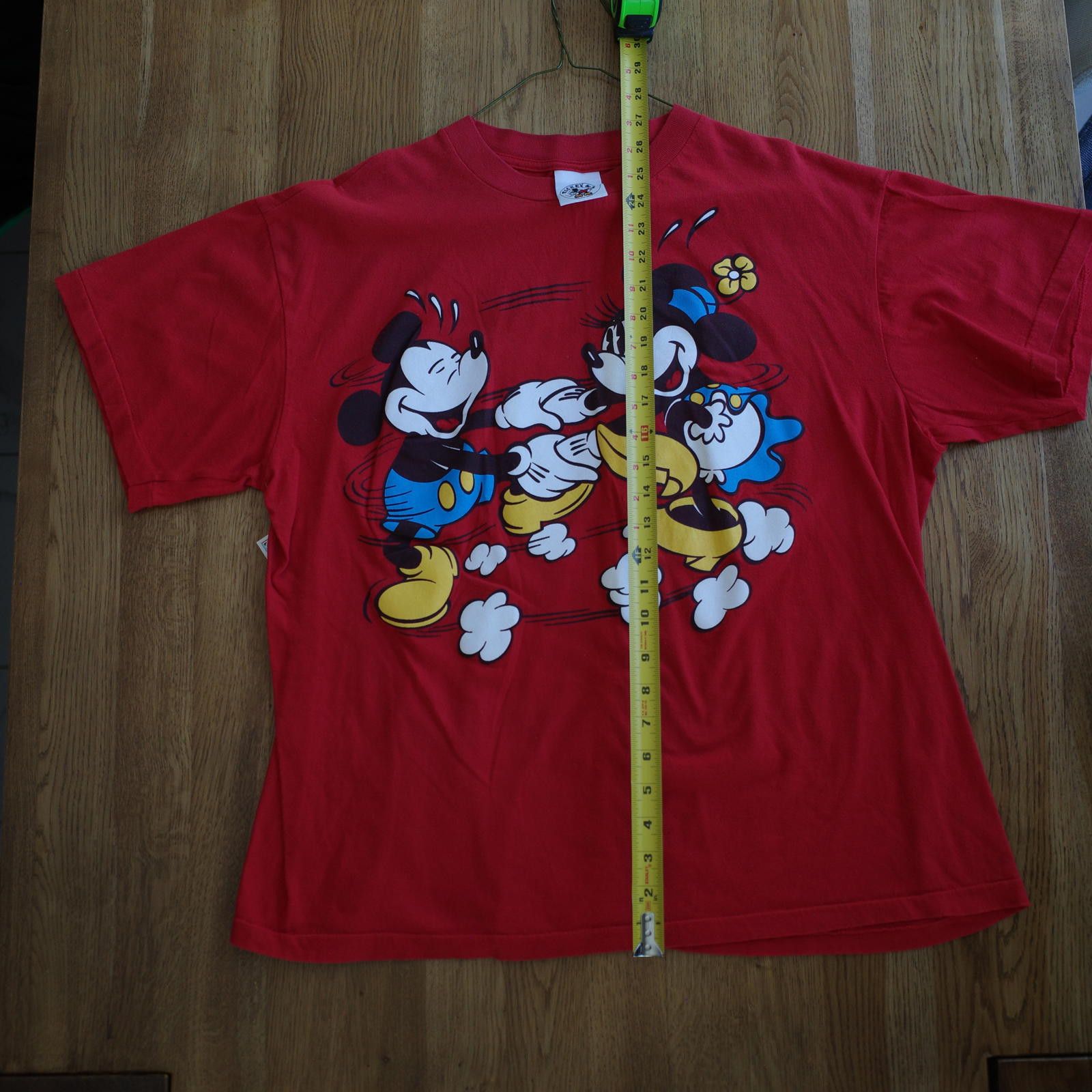 Disney Vintage Disney Mickey and Minnie Red T-Shirt Great Condition Size US L / EU 52-54 / 3 - 3 Thumbnail