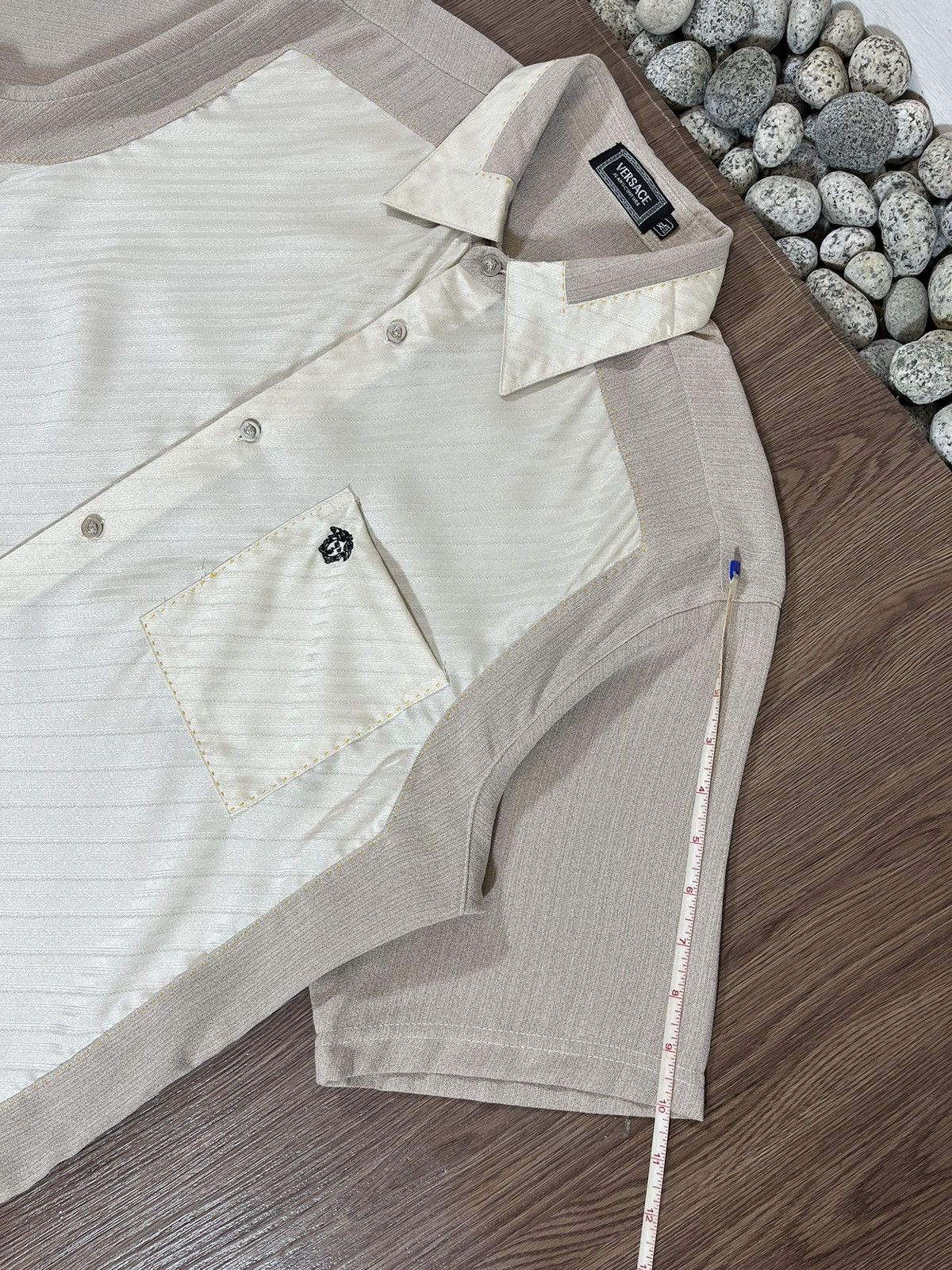 Versace Jeans Couture Versace Jeans Couture – Silk Open Collar Shirt Size US L / EU 52-54 / 3 - 19 Thumbnail