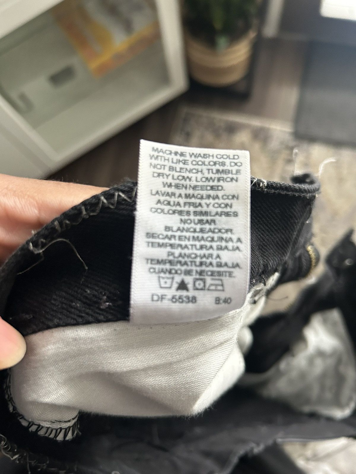 “Undercover” Type Distressed Jeans