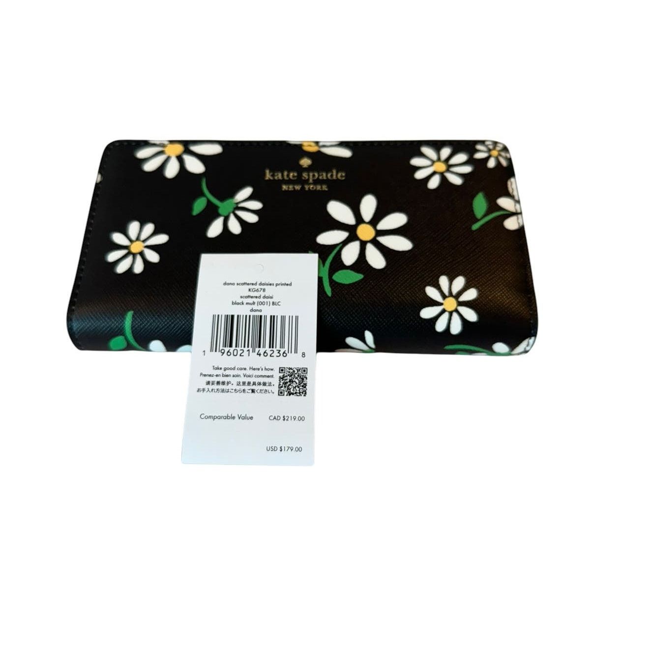 Kate Spade Kate Spade Dana Daisies Large Slim Bifold Wallet Size ONE SIZE - 5 Thumbnail