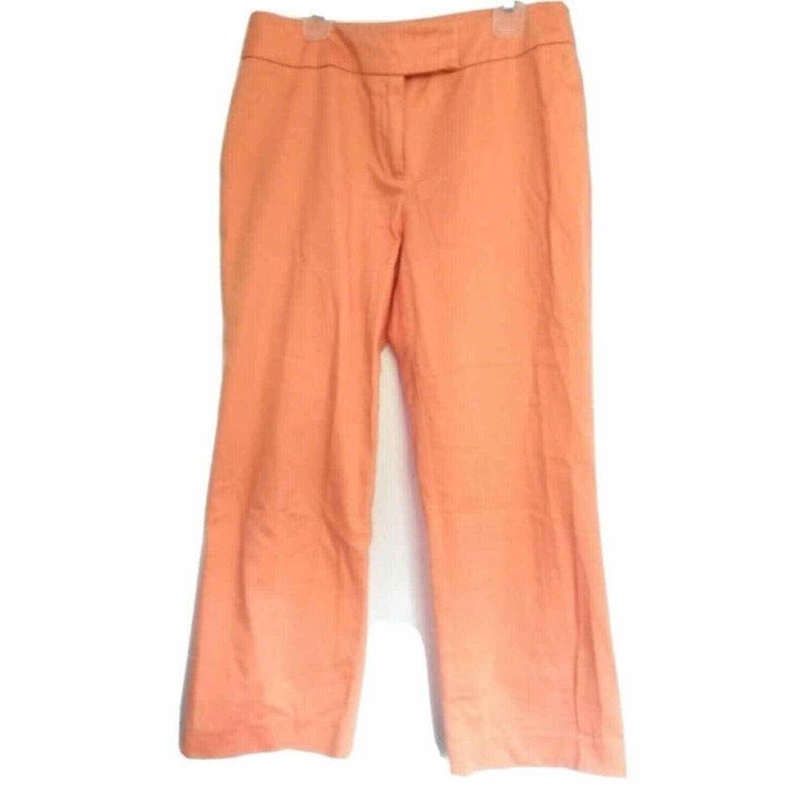 Caribbean New York and Company Capri pants, Peach orange 4 Summer Cro Size 27" / US 4 / IT 40 - 1 Thumbnail