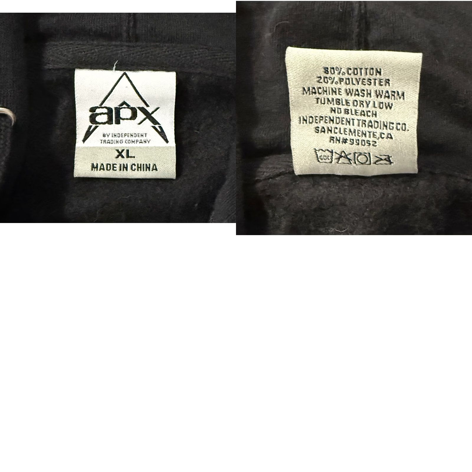 Vintage VINTAGE Bad Brains ‘Self-Titled’ Full-Zip Hoodie XL ROIR Independent Trading Company Hoodie Mens Black Graphic Print 80s Punk Rock Logo Size US XL / EU 56 / 4 - 8 Thumbnail