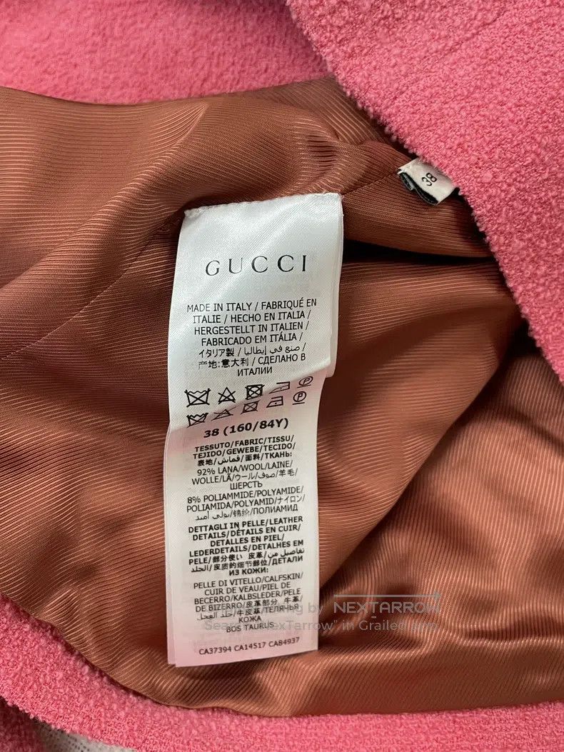 Gucci Gucci Pink woollen coat Size XS / US 0-2 / IT 36-38 - 5 Thumbnail