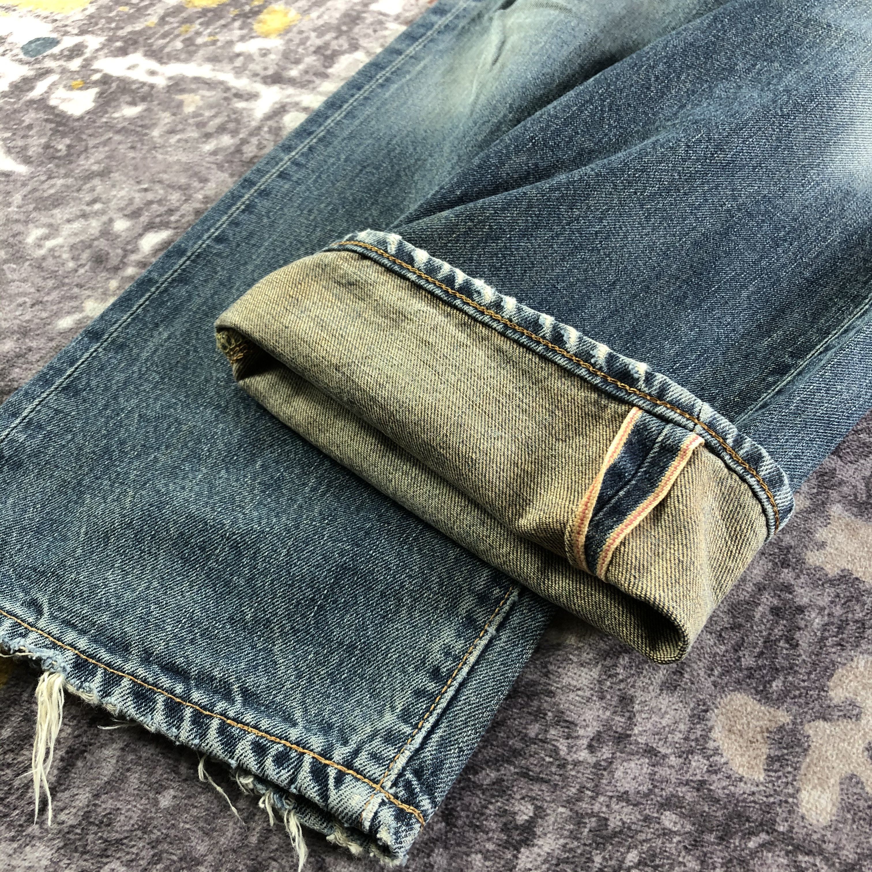 Edwin Vintage Blue Wash Edwin 505 Selvedge Jeans-JM3650 Size US 28 / EU 44 - 6 Thumbnail