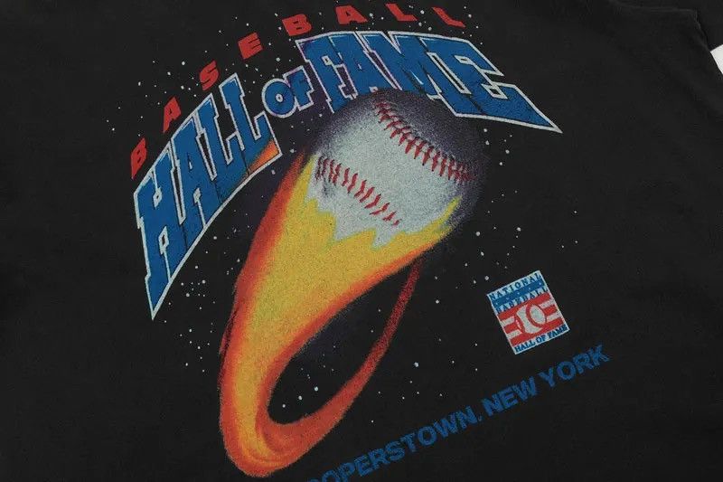 Vintage Retro Baseball Print Loose Tee Shirt y2k Size US M / EU 48-50 / 2 - 3 Thumbnail
