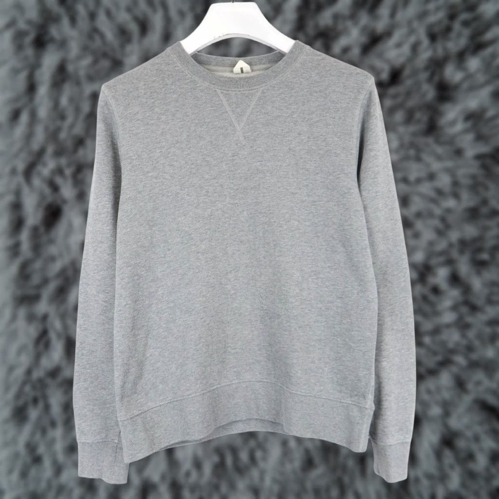 Arket ARKET Sweatshirt Mens SMALL Crew Neck Pullover Grey Melange Sporty Size US S / EU 44-46 / 1 - 1 Thumbnail