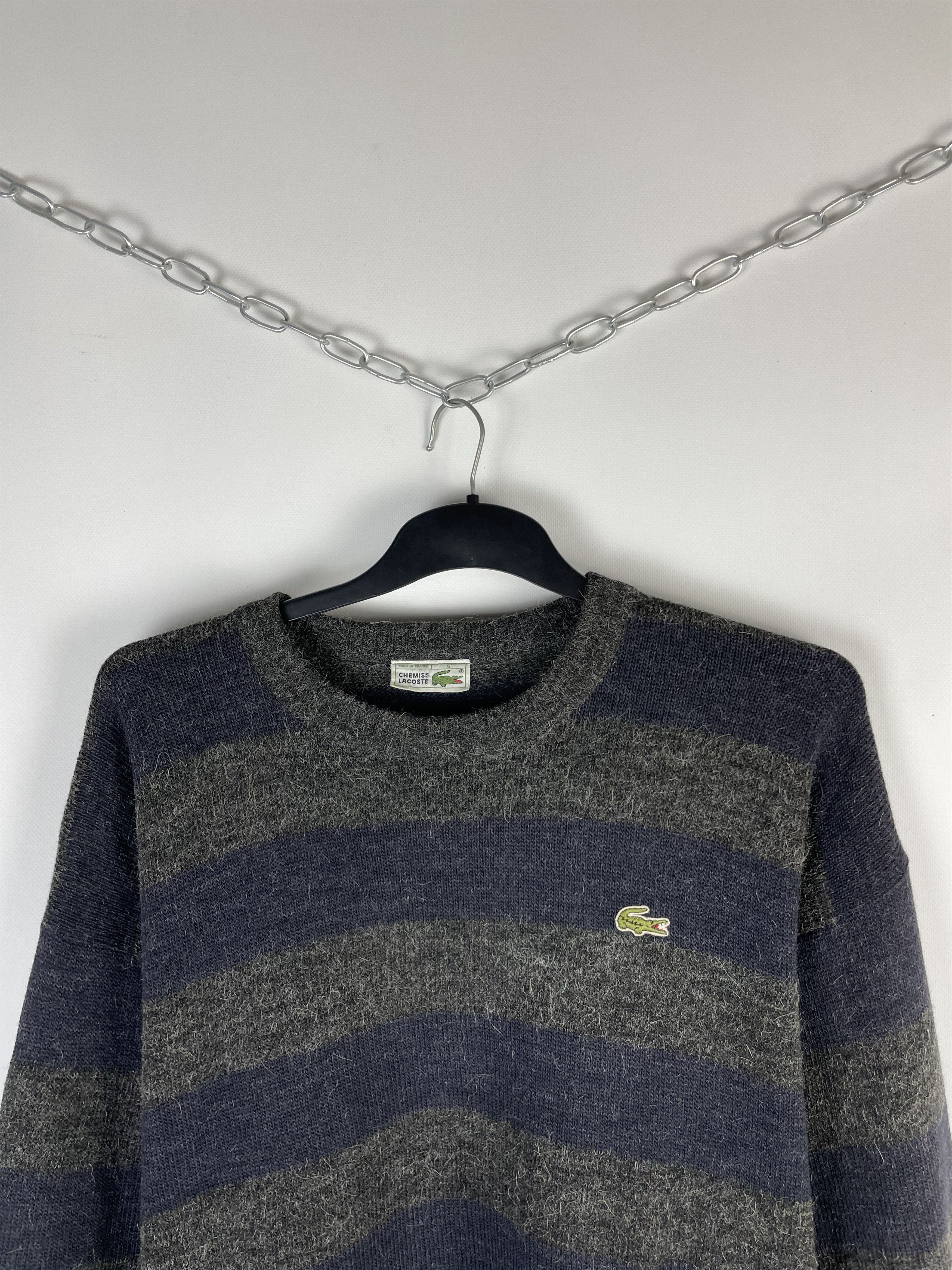 Lacoste × Vintage Lacoste Vintage Check Knit Sweater Size US L / EU 52-54 / 3 - 3 Thumbnail