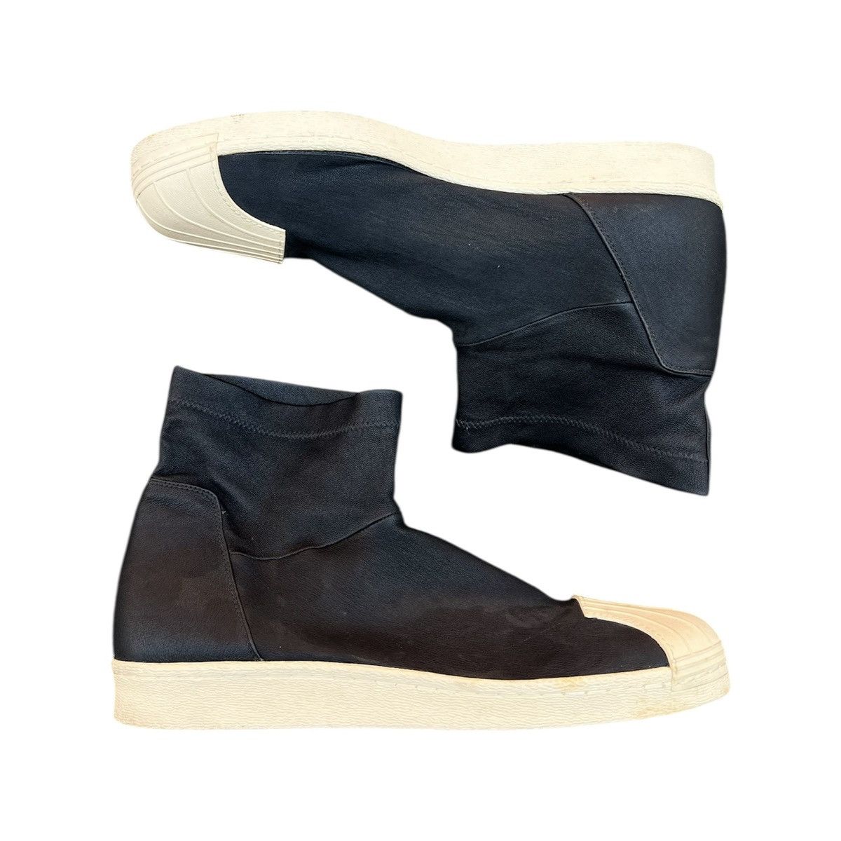 Adidas × Rick Owens SS15 Rick Owens x Adidas Superstar ankle boots Size US 12 / EU 45 - 6 Thumbnail
