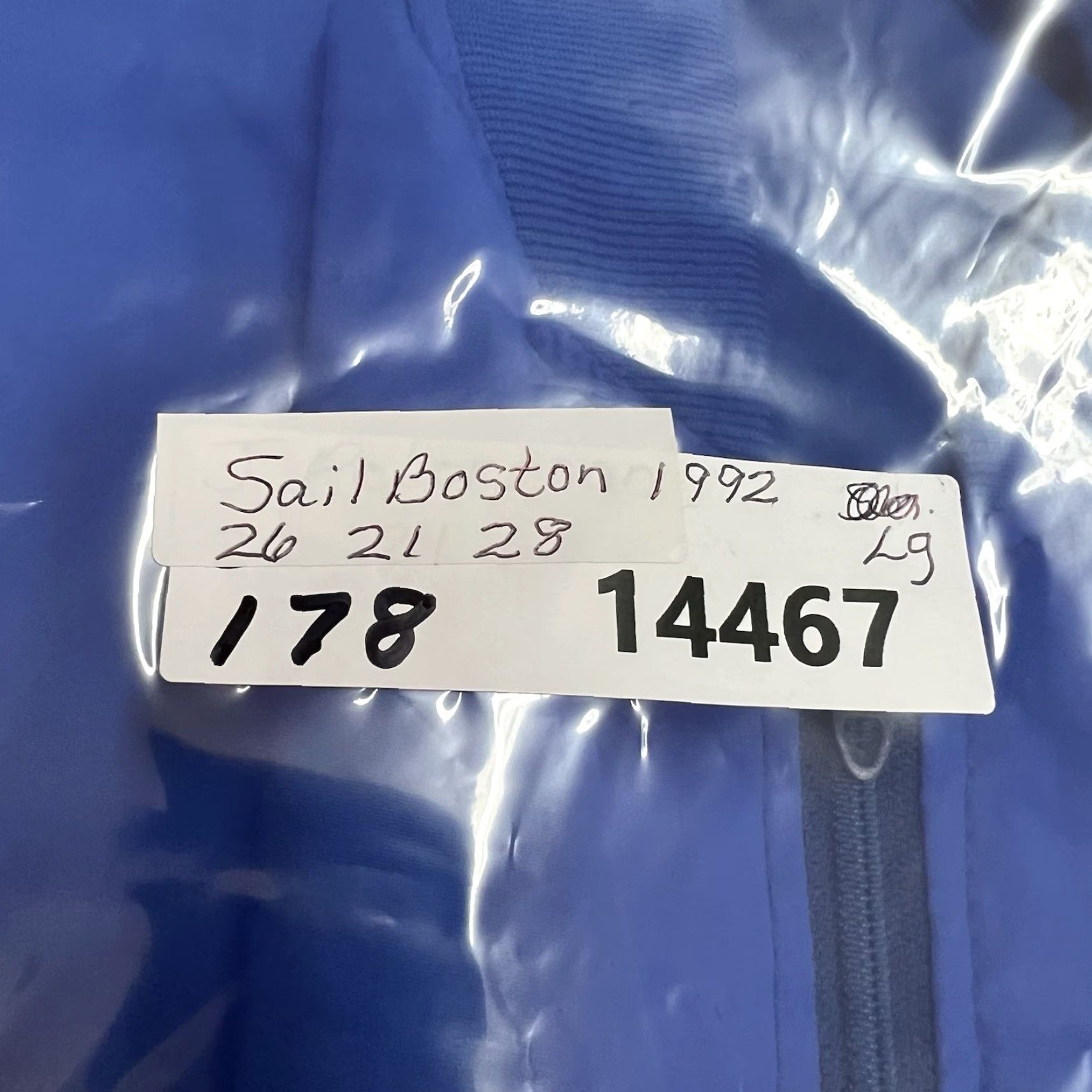 Vintage VINTAGE AF Aristocratic Sail Boston 1992 Miller Lite Sponsor Windbreaker Mens L Blue Jacket Size US L / EU 52-54 / 3 - 8 Thumbnail