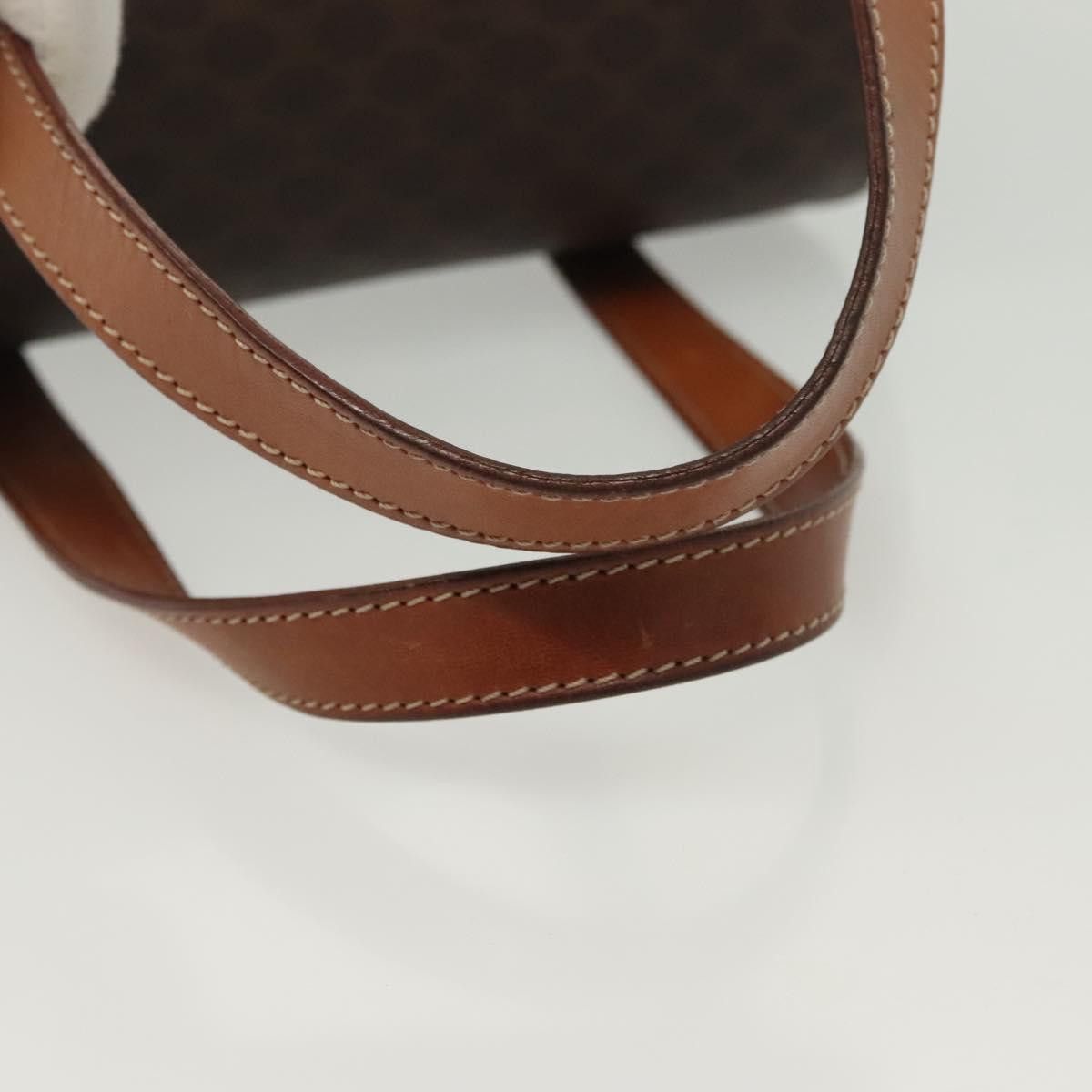 Celine CELINE Macadam Canvas Hand Bag Pvc Leather Brown Gold Size ONE SIZE - 7 Thumbnail