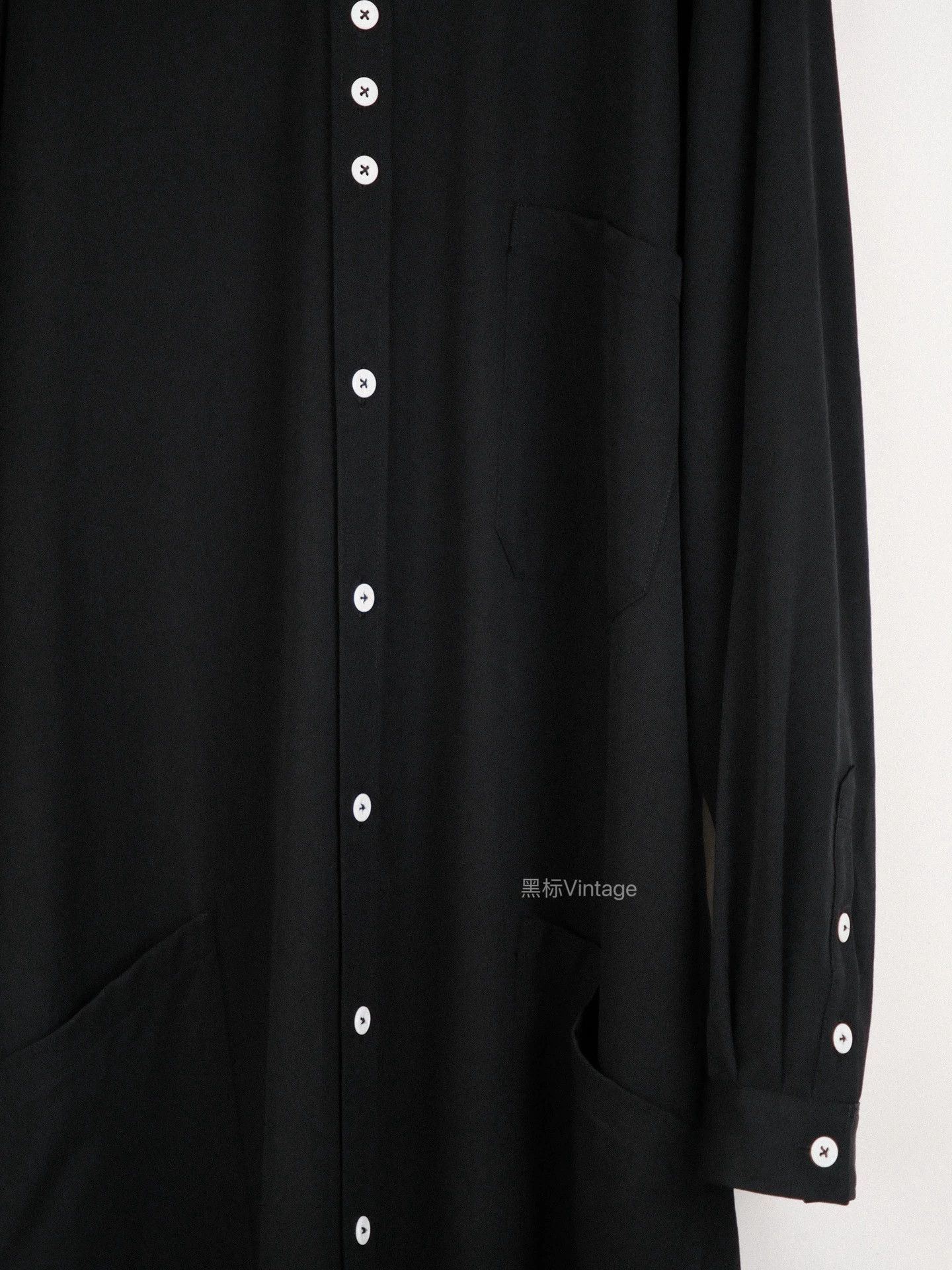 Yohji Yamamoto Yohji Yamamoto 19AW Vintage White Button Long Shirt Men's Size US S / EU 44-46 / 1 - 7 Thumbnail