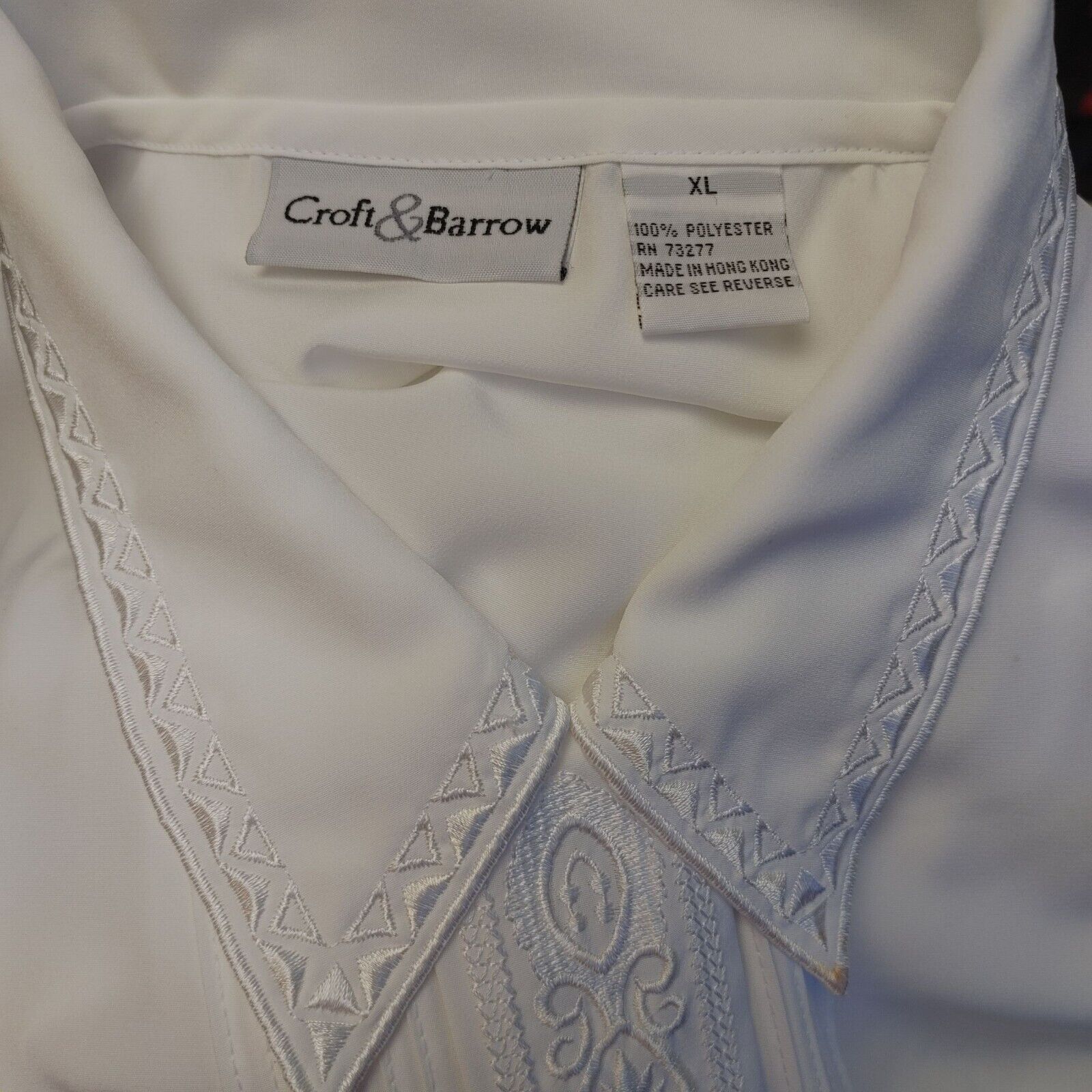 Other Apparenza Women's White Long Sleeve Button Down Shirt XL Size XL / US 12-14 / IT 48-50 - 3 Thumbnail