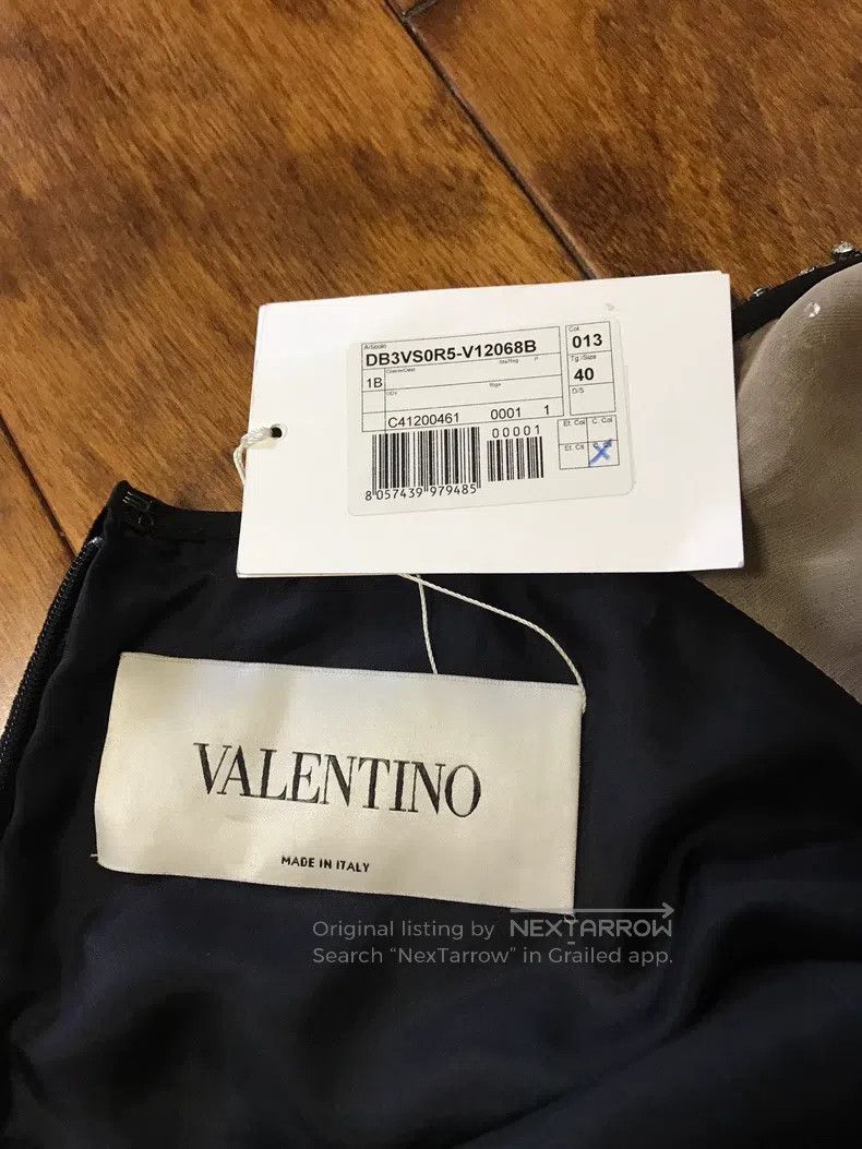 Valentino Valentino Baby's breath velvet black dress Size M / US 6-8 / IT 42-44 - 5 Thumbnail