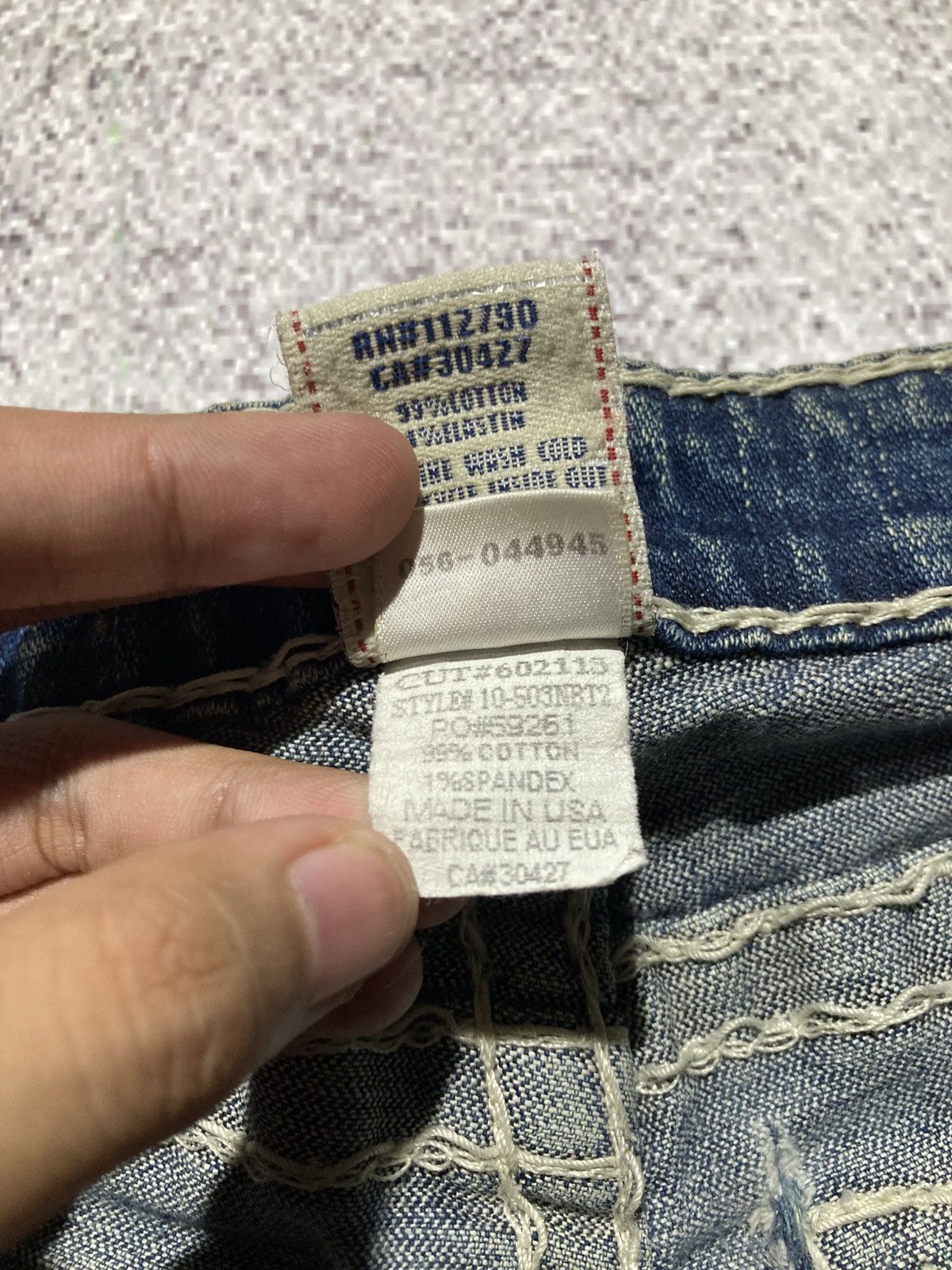 True Religion Vintage True Religion USA Bootcut Flared Denim Jeans Blue Size US 28 / EU 44 - 20 Thumbnail