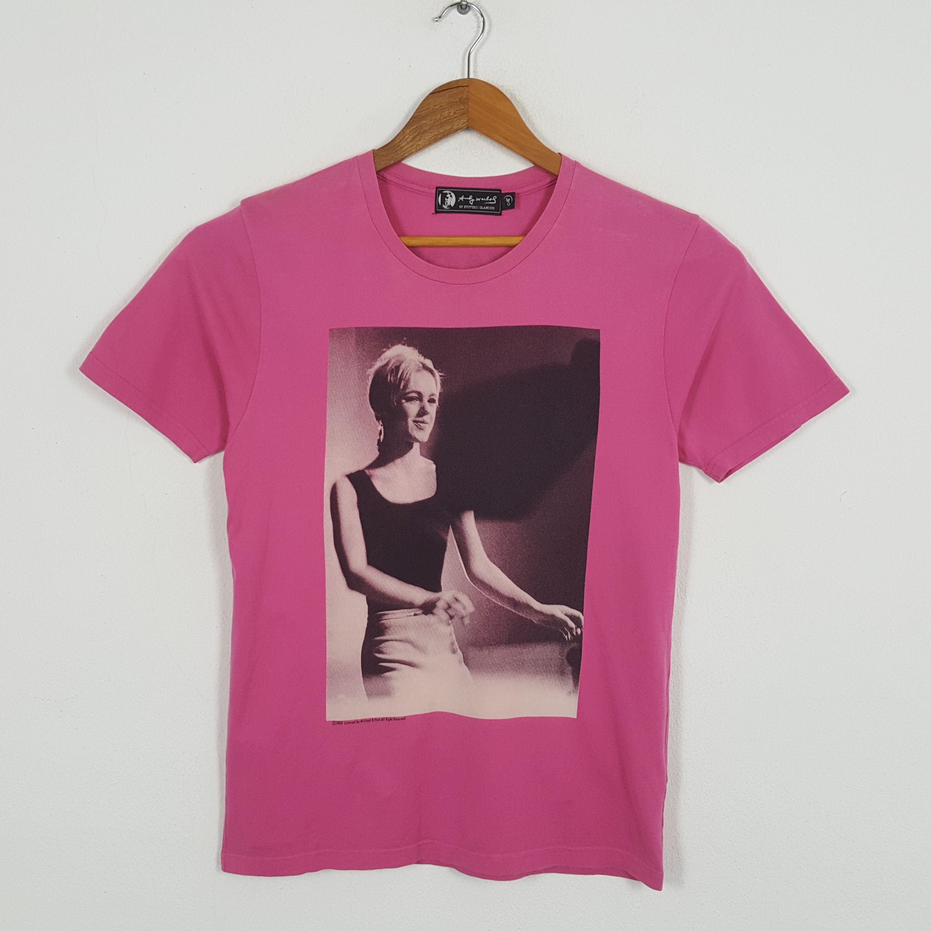 トップス ANDY WARHOL BY HYSTERIC GLAMOUR art tee Andy Warhol × Hysteric Glamour × Vintage Vintage ANDY WARHOL by
