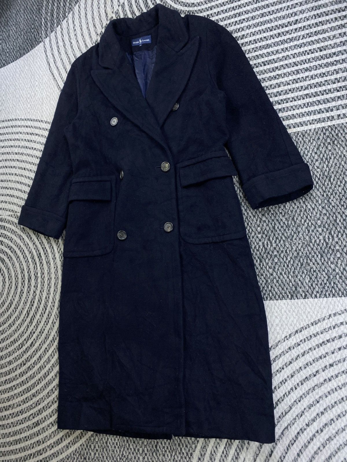 Polo Ralph Lauren Polo Ralph Lauren Double Collar Wool Long Jacket Size US M / EU 48-50 / 2 - 4 Thumbnail