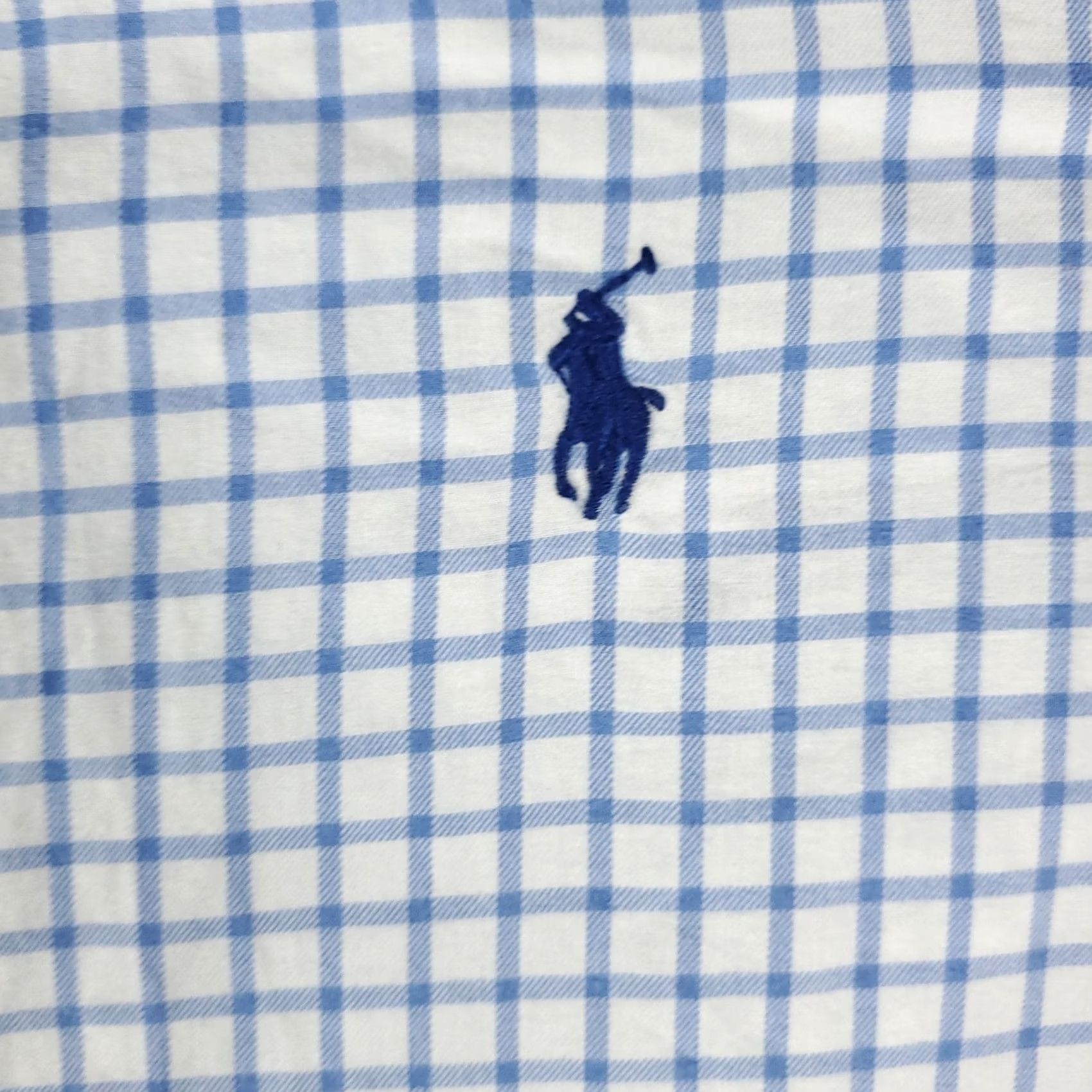 Ralph Lauren Ralph Lauren Shirt Mens XL Blue White Check Casual Button-Up Long Sleeve Button-Down Collared Size US XL / EU 56 / 4 - 2 Thumbnail