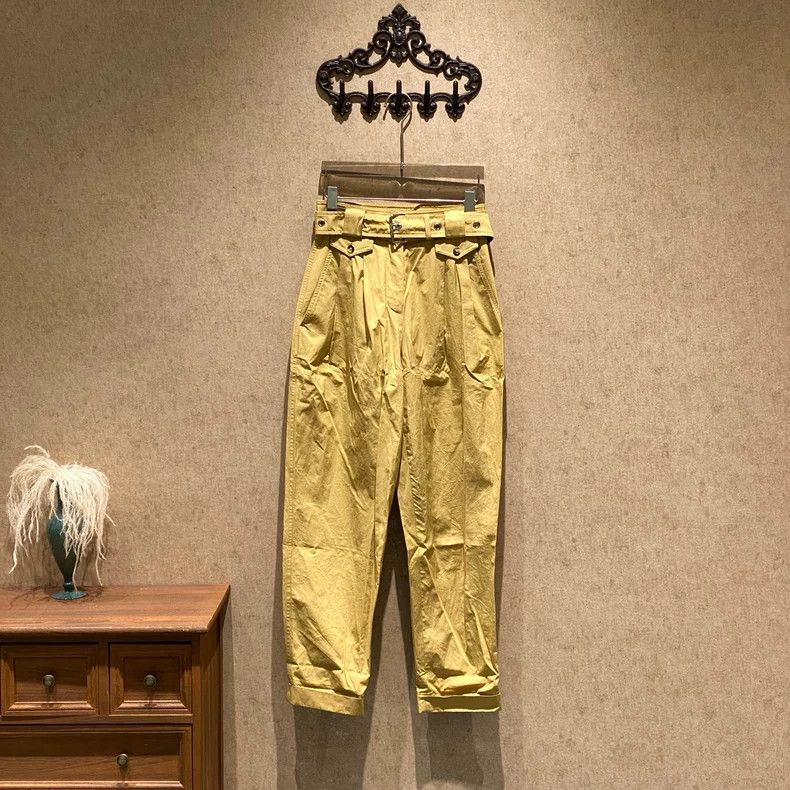 Louis Vuitton Louis Vuitton Presbyopic full-print belted trousers Size US 36 / EU 52 - 2 Thumbnail