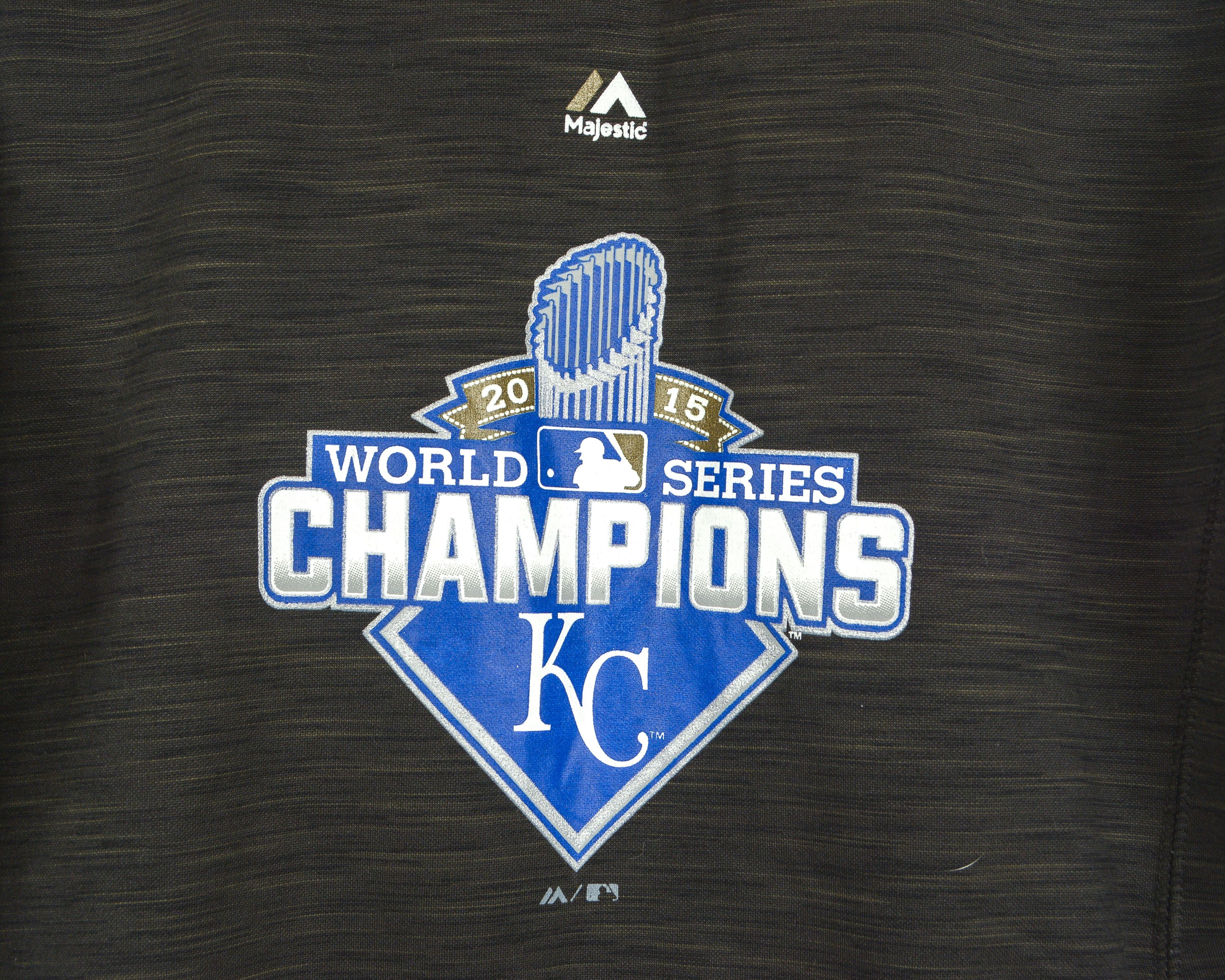 Majestic Kansas City Royals 2015 World Champions Womens M Jumper Size M / US 6-8 / IT 42-44 - 3 Thumbnail