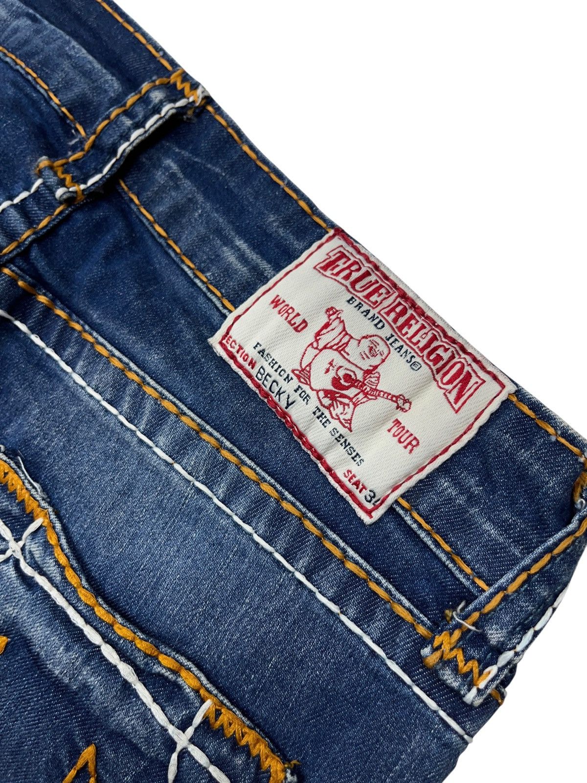 True Religion Vintage True Religion Becky Jeans Embroidered Slim Size 31 Size 31" - 12 Thumbnail