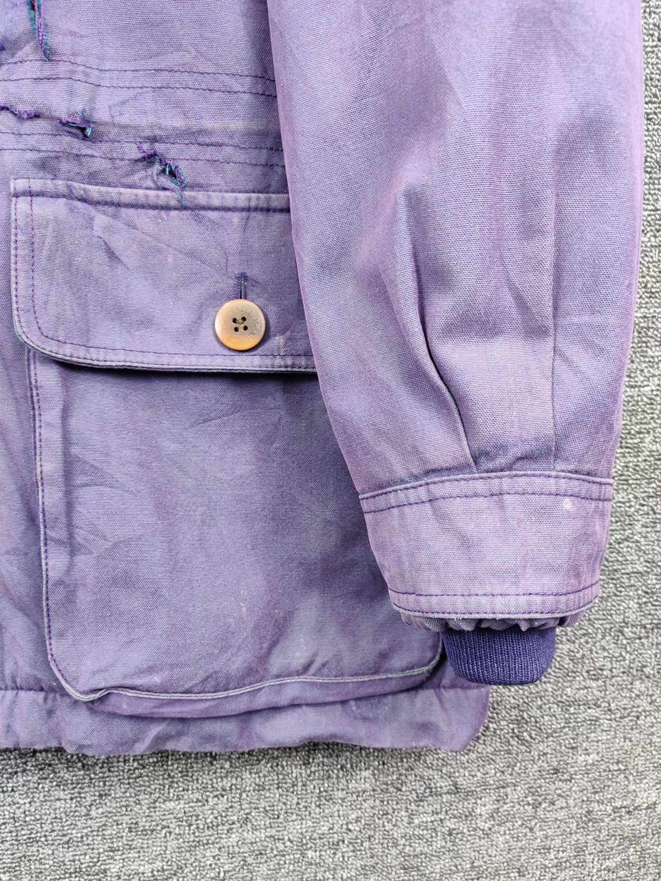 L.L. Bean Vintage L.L. Bean Canvas Wool Lined Hoodie Jacket Size US M / EU 48-50 / 2 - 3 Thumbnail