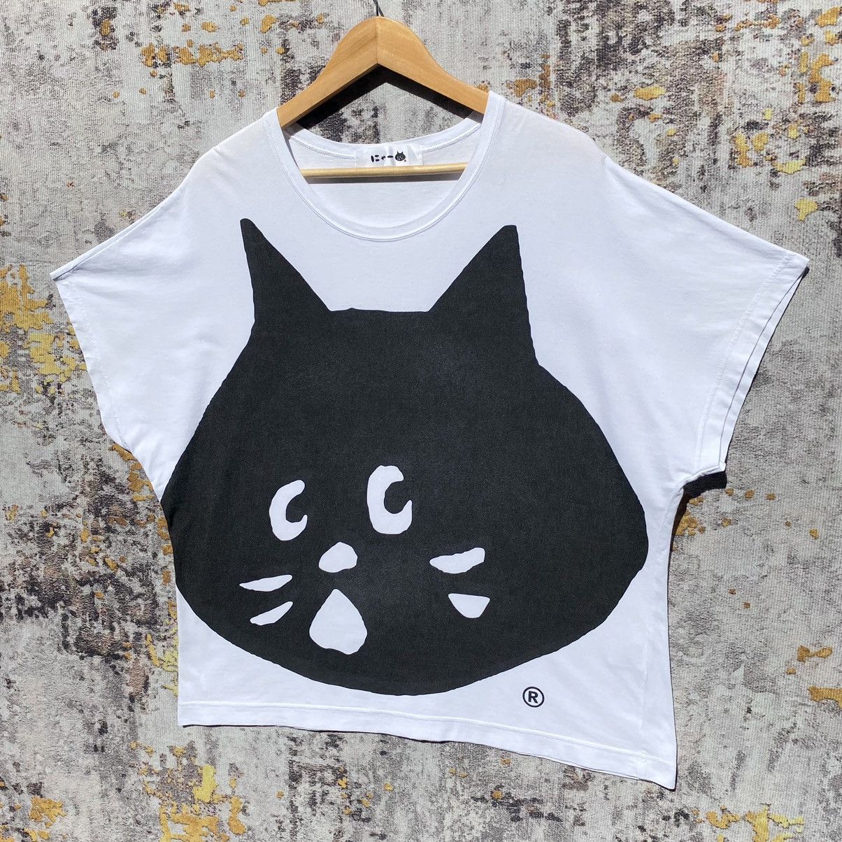 Issey Miyake Ne-Net Issey Miyake Tee Ne-Net Big Iconic Cat Japan Designer Size M / US 6-8 / IT 42-44 - 2 Thumbnail