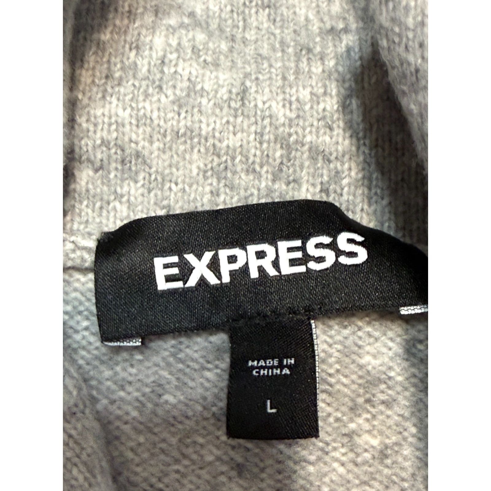 Express VINTAGE is not applicable here. Express Sweater Men's Size Large Gray Pullover Mock Neck Long Sleeve Shirt? Size US L / EU 52-54 / 3 - 5 Thumbnail