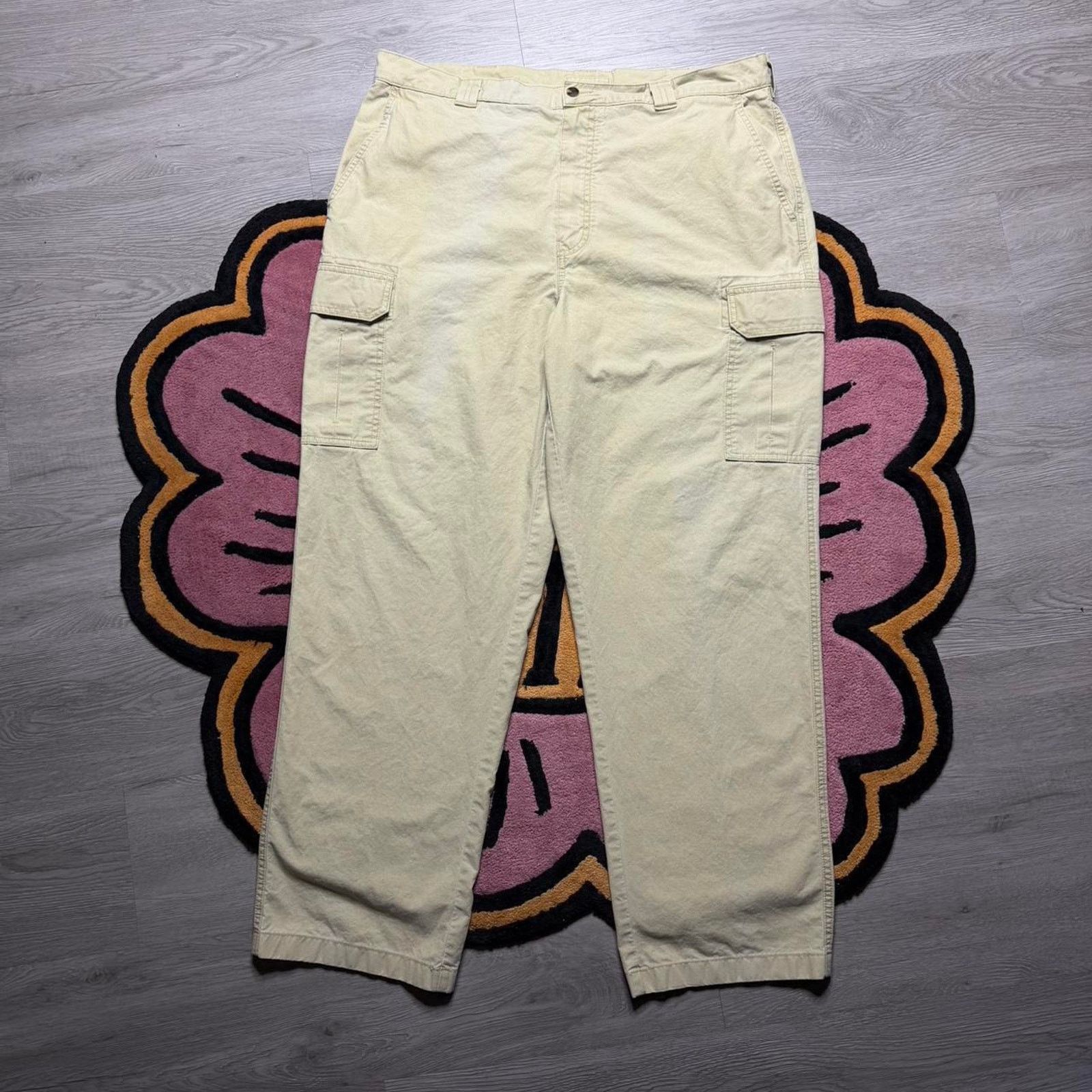 L.L. Bean L.L. Bean Natural Fit Cargo Pants Size 38x32 Tan Size US 38 / EU 54 - 1 Thumbnail