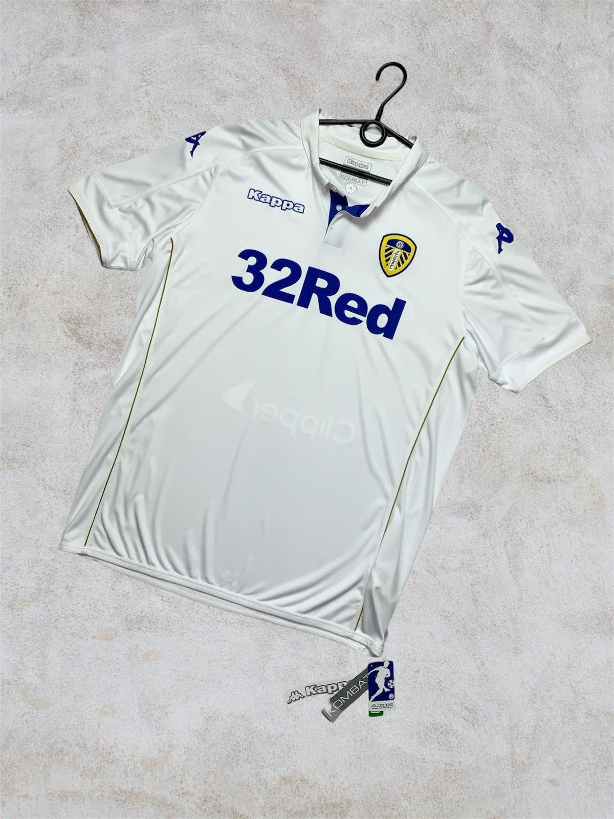 Kappa Kappa Leeds soccer jersey Size XL new Size US XL / EU 56 / 4 - 1 Thumbnail