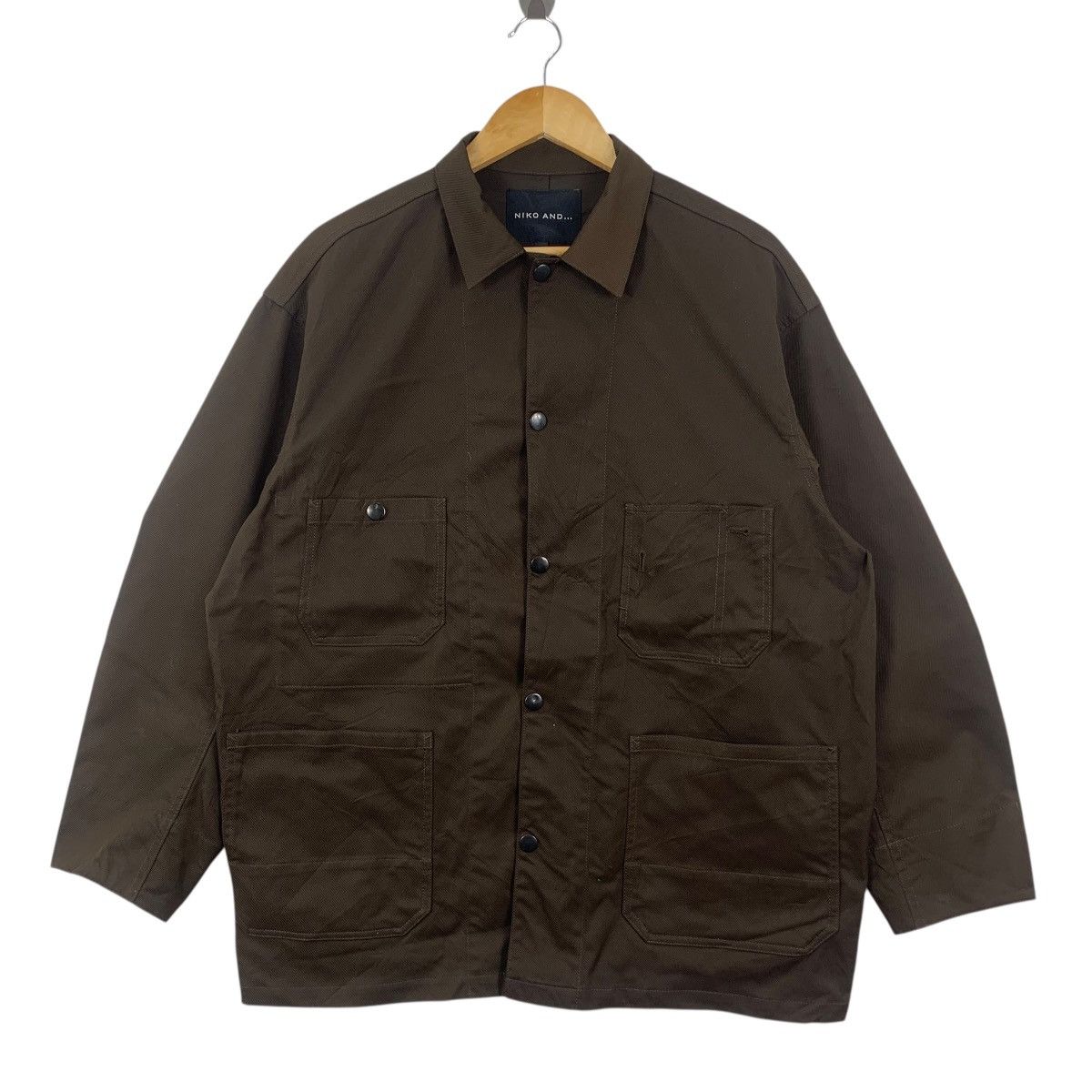 Other NIKO AND … JAPAN Collection Chore Worker Brown Jacket Parka Size US L / EU 52-54 / 3 - 5 Thumbnail