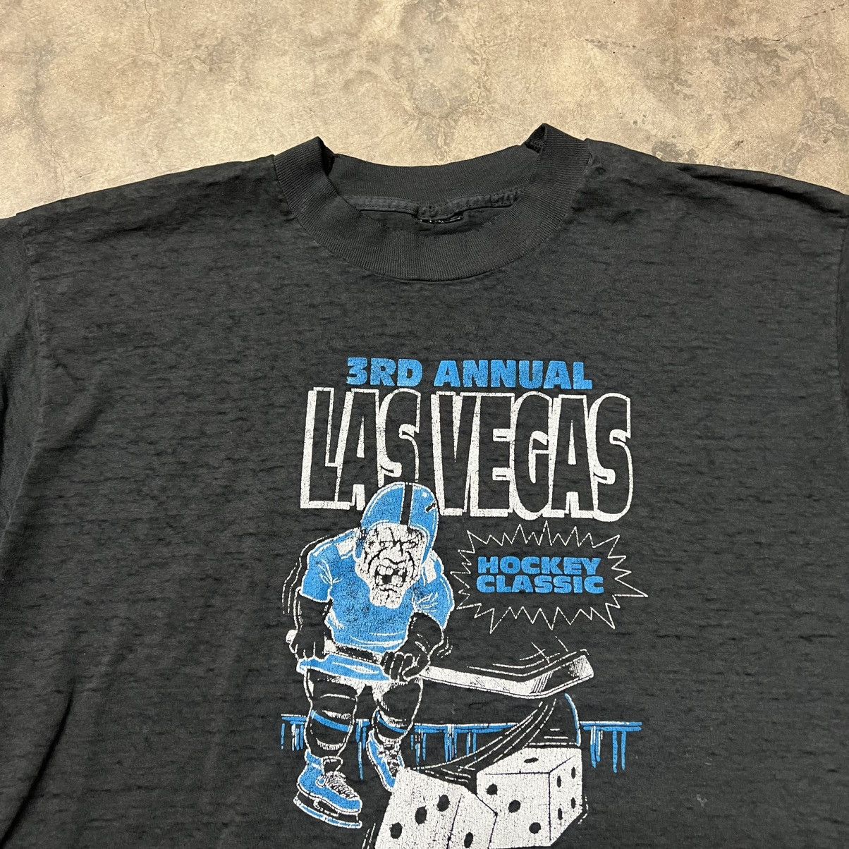 NHL × Vintage Vintage 1993 3rd Annual Las Vegas Hockey Classic 🇺🇸 T-Shirt Size US L / EU 52-54 / 3 - 2 Thumbnail