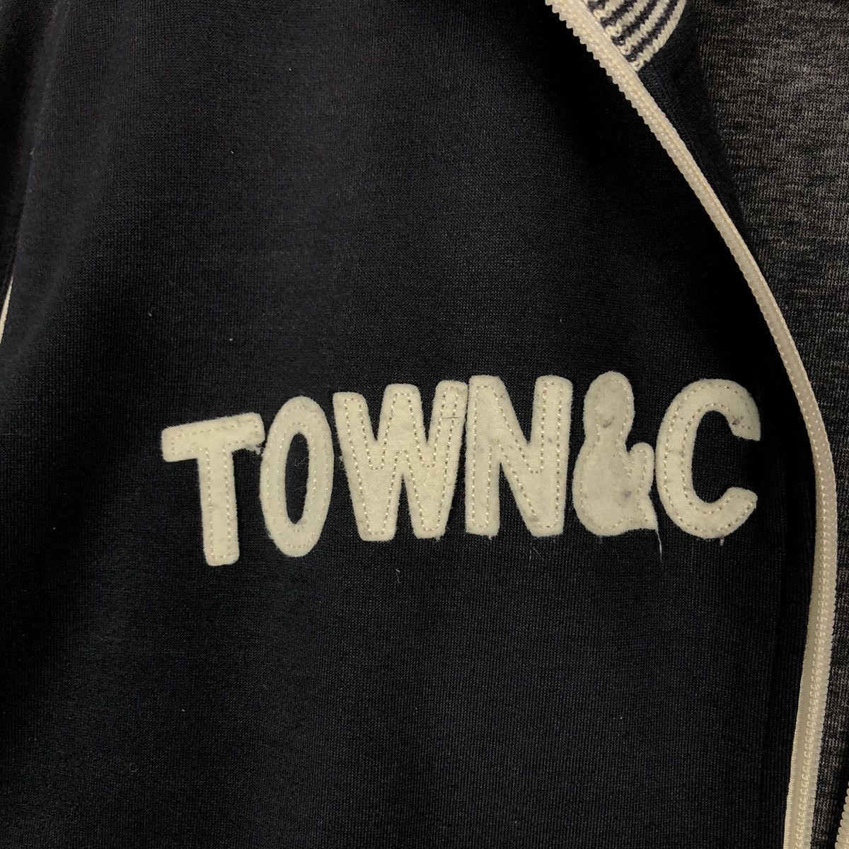 Japanese Brand 🔥Vintage Biker Jacket Zipper Town & Country Big Logo Size US M / EU 48-50 / 2 - 19 Thumbnail