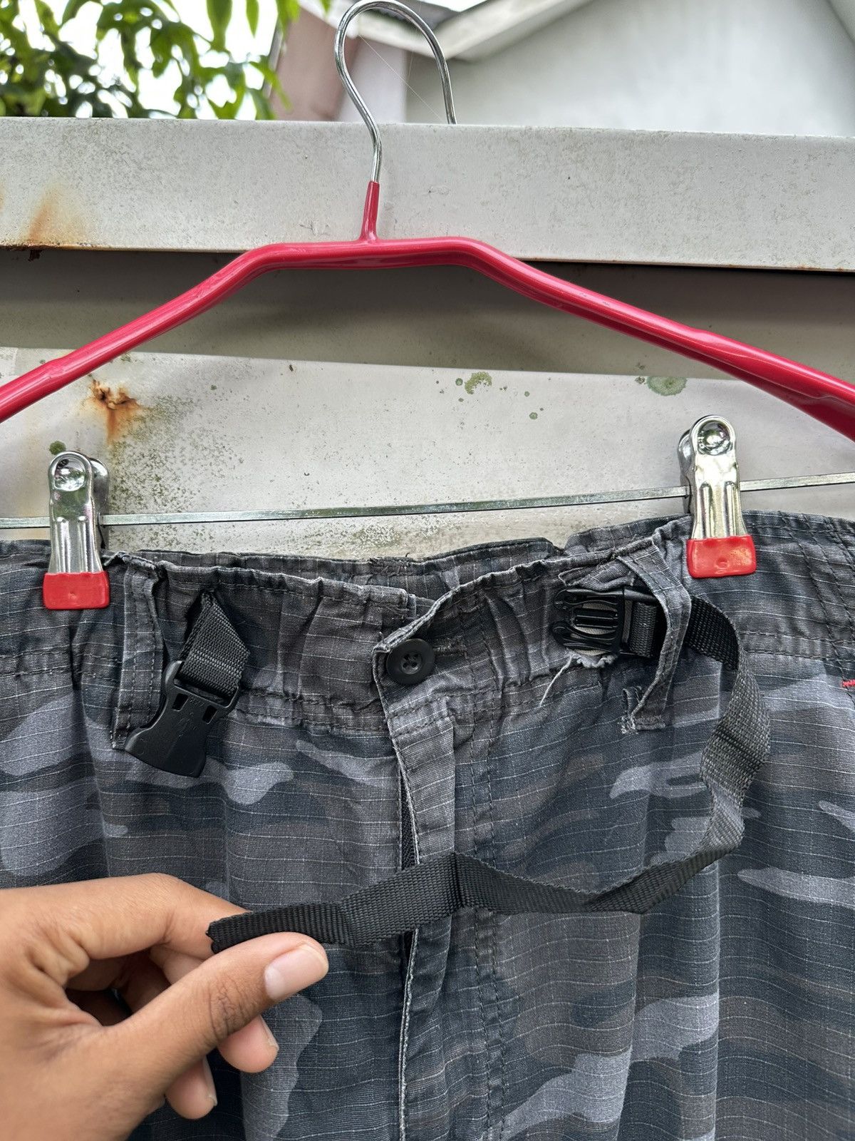 Vintage 👹Vintage Navy Camo Baggy Cargo Pants Size US 34 / EU 50 - 10 Thumbnail