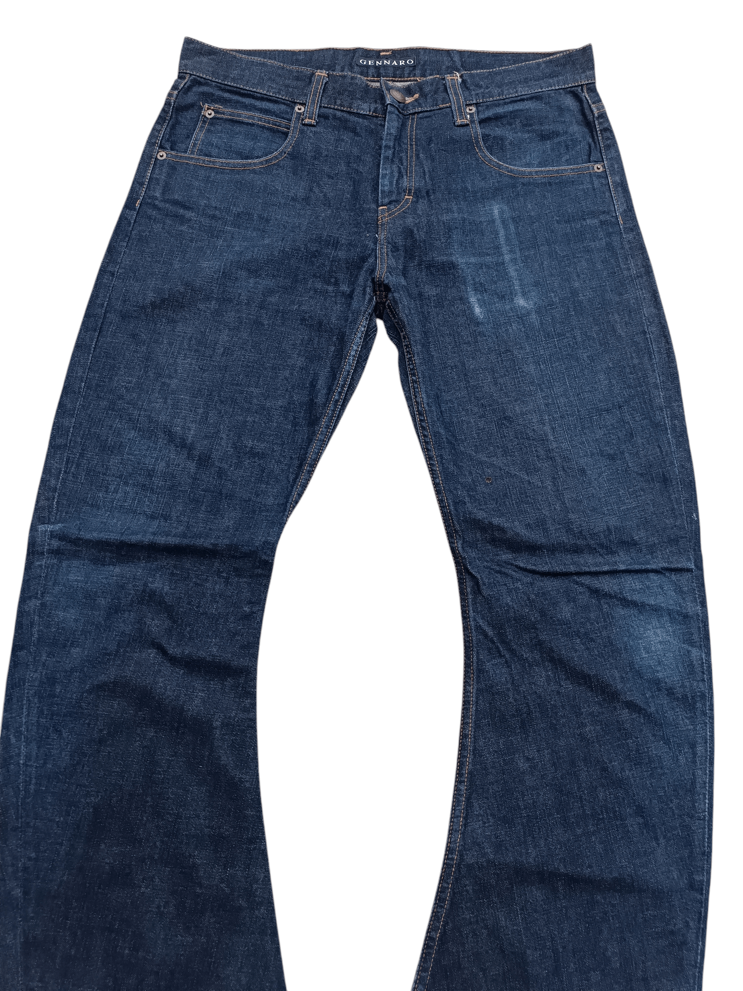 Japanese Brand FLARED💥GENNARO TWISTED LEG DENIM PANT Size US 34 / EU 50 - 3 Thumbnail