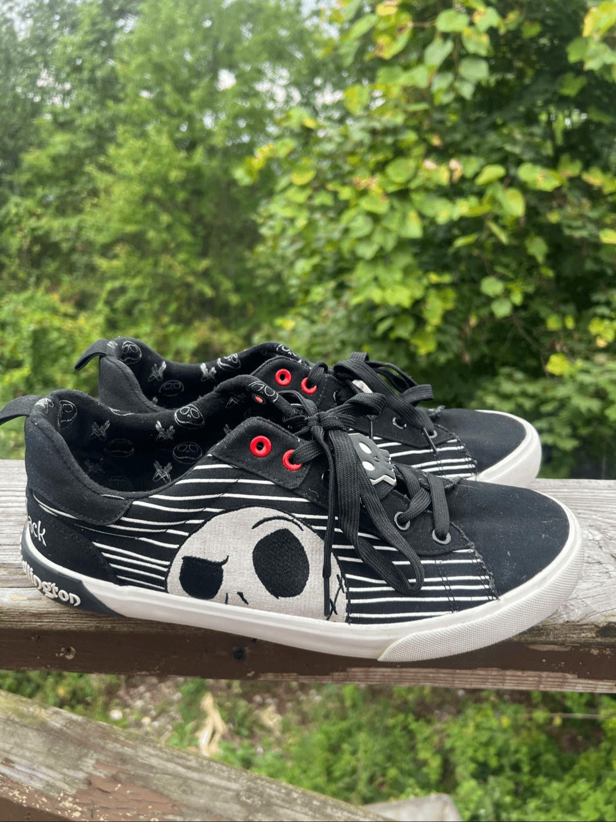 Disney Nightmare Before Christmas 12 Jack Skellington Sneakers Size US 12 / EU 45 - 2 Thumbnail