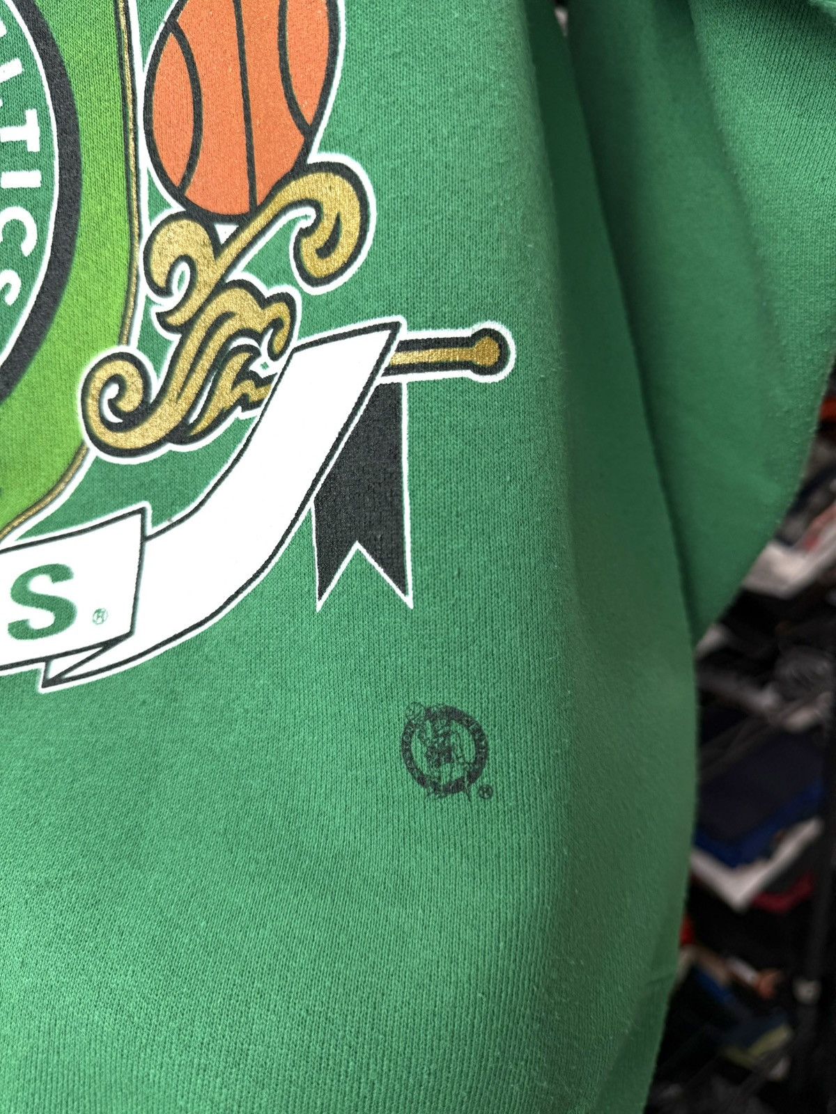 Vintage Rare! 1990s Vintage Boston Celtics NBA Sweatshirt Size US L / EU 52-54 / 3 - 4 Thumbnail